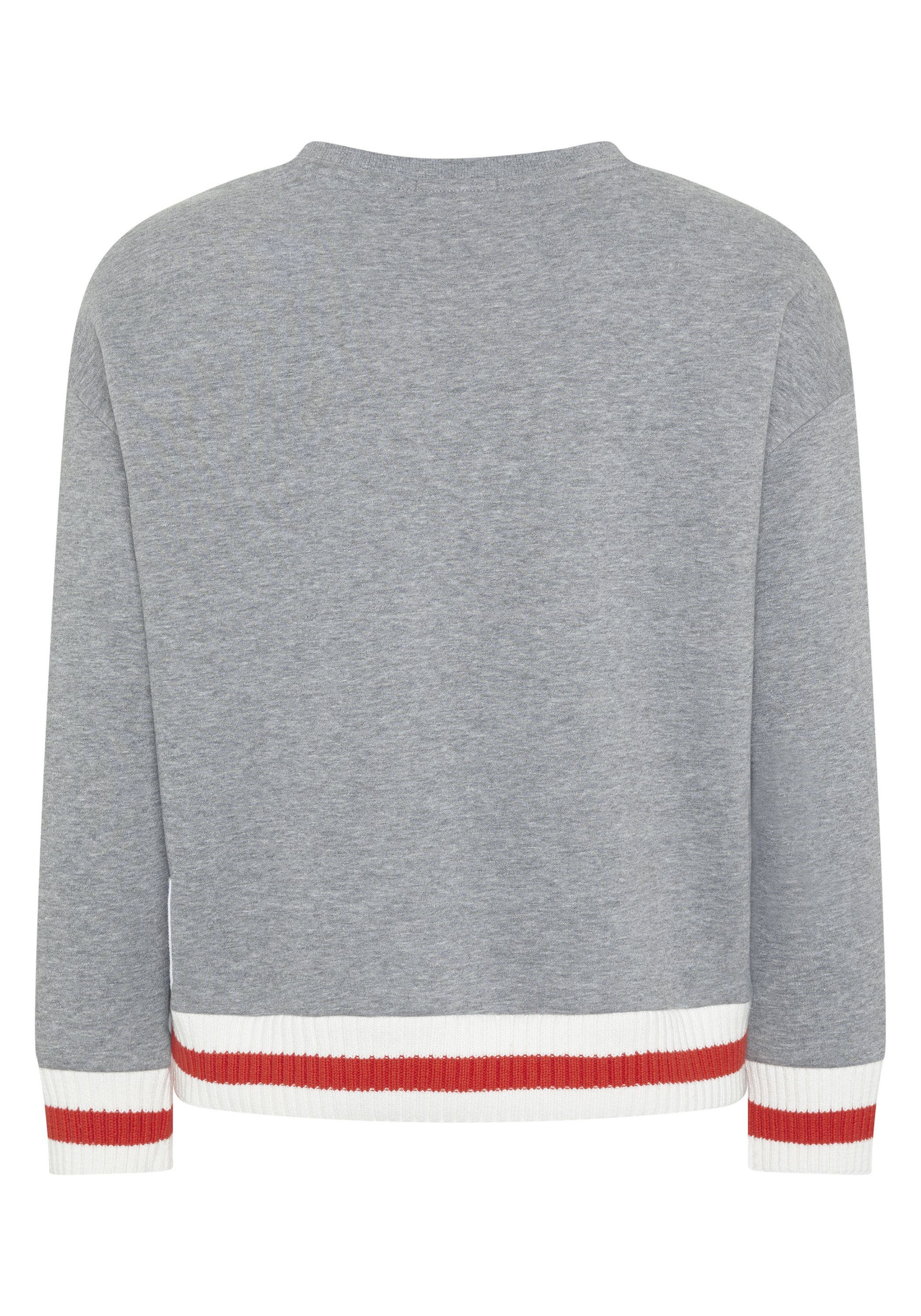 Chiemsee Sweatshirt Sweater mit Stricksäumen 1 günstig online kaufen