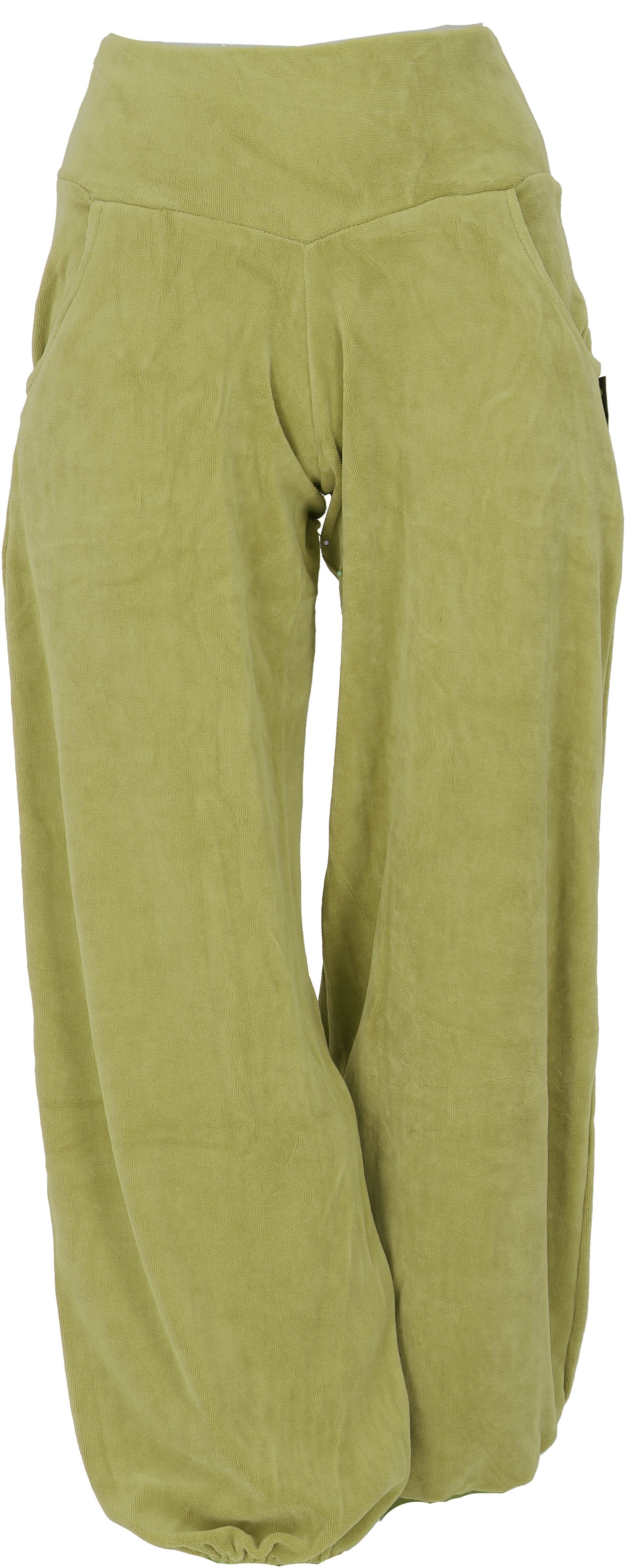 Guru-Shop Relaxhose Boho Samt Pluderhose, Wohlfühlhose, günstig online kaufen