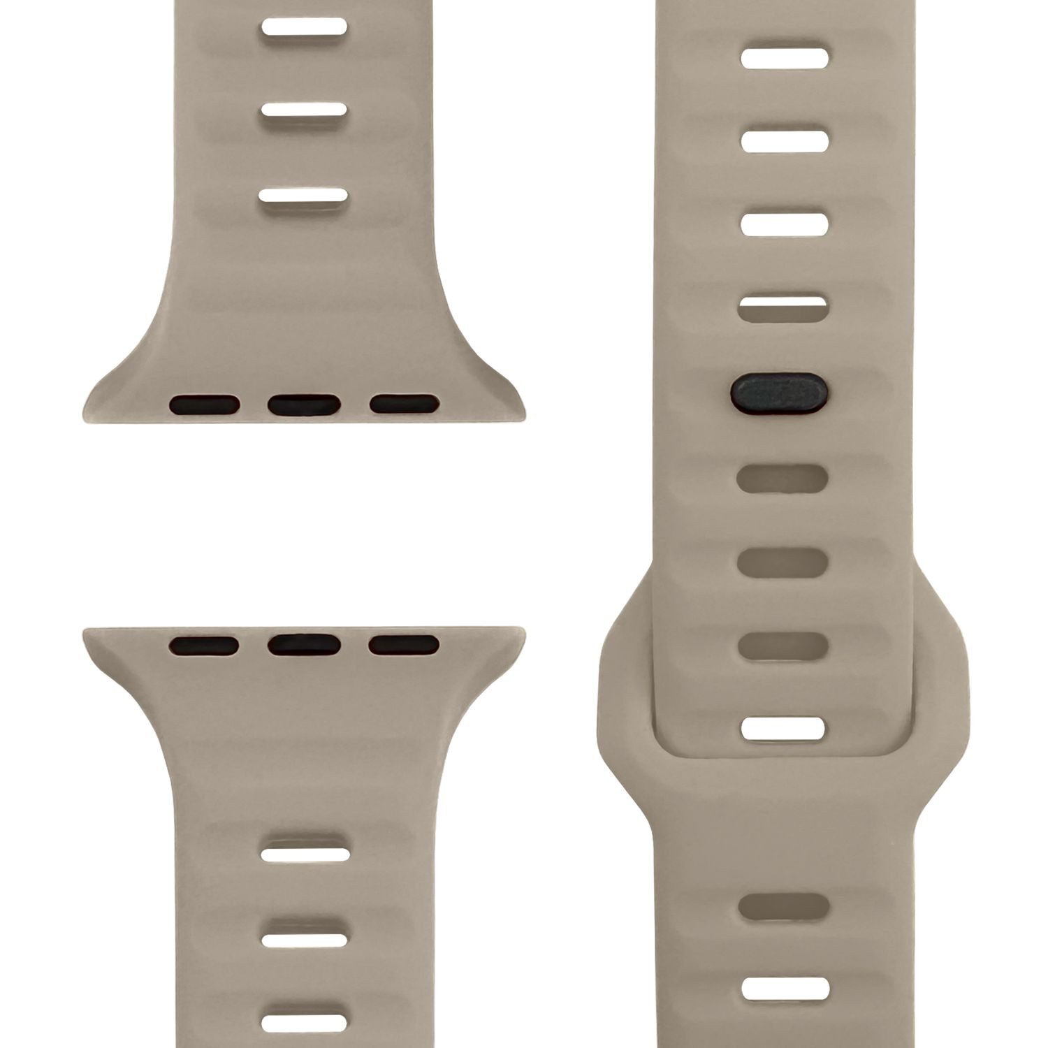 Nalia Smartwatch-Armband Apple Watch 38/40/41/42mm, Silikon Ersatzarmband / für Sport Fitness Uhr / Wasserbeständig