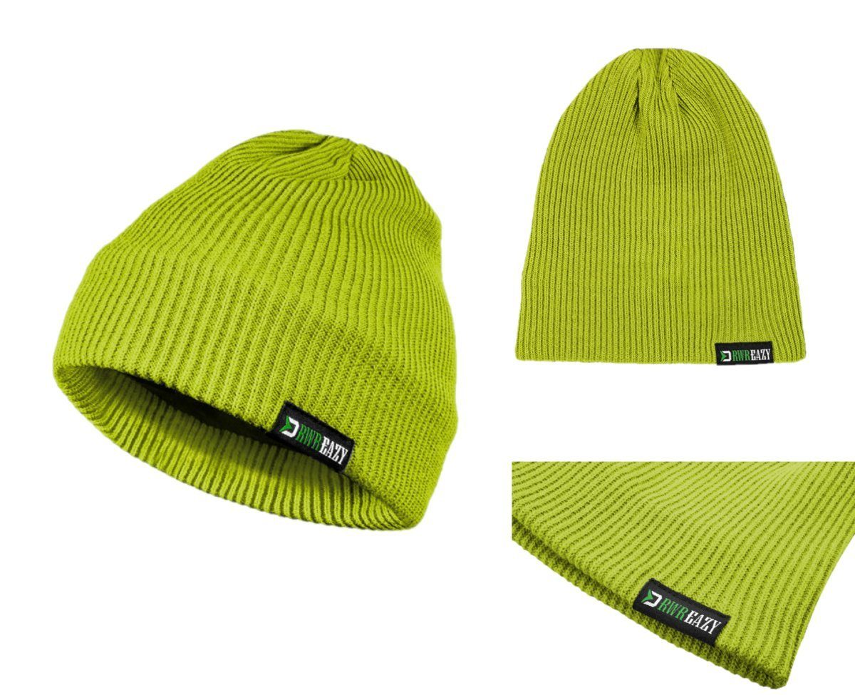 Delphin.sk Strickmütze Wintermütze Delphin RWR EAZY grün warm Outdoor Angel günstig online kaufen