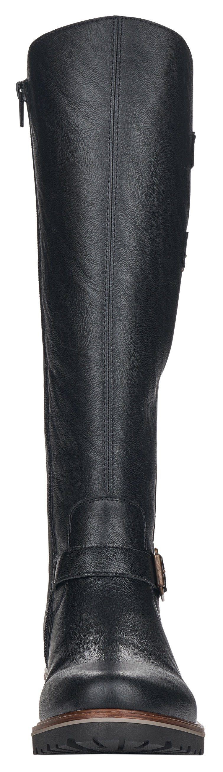 Remonte Winterstiefel, Blockabsatz, Langschaftstiefel, Wechselfußbett, XL-Schaft