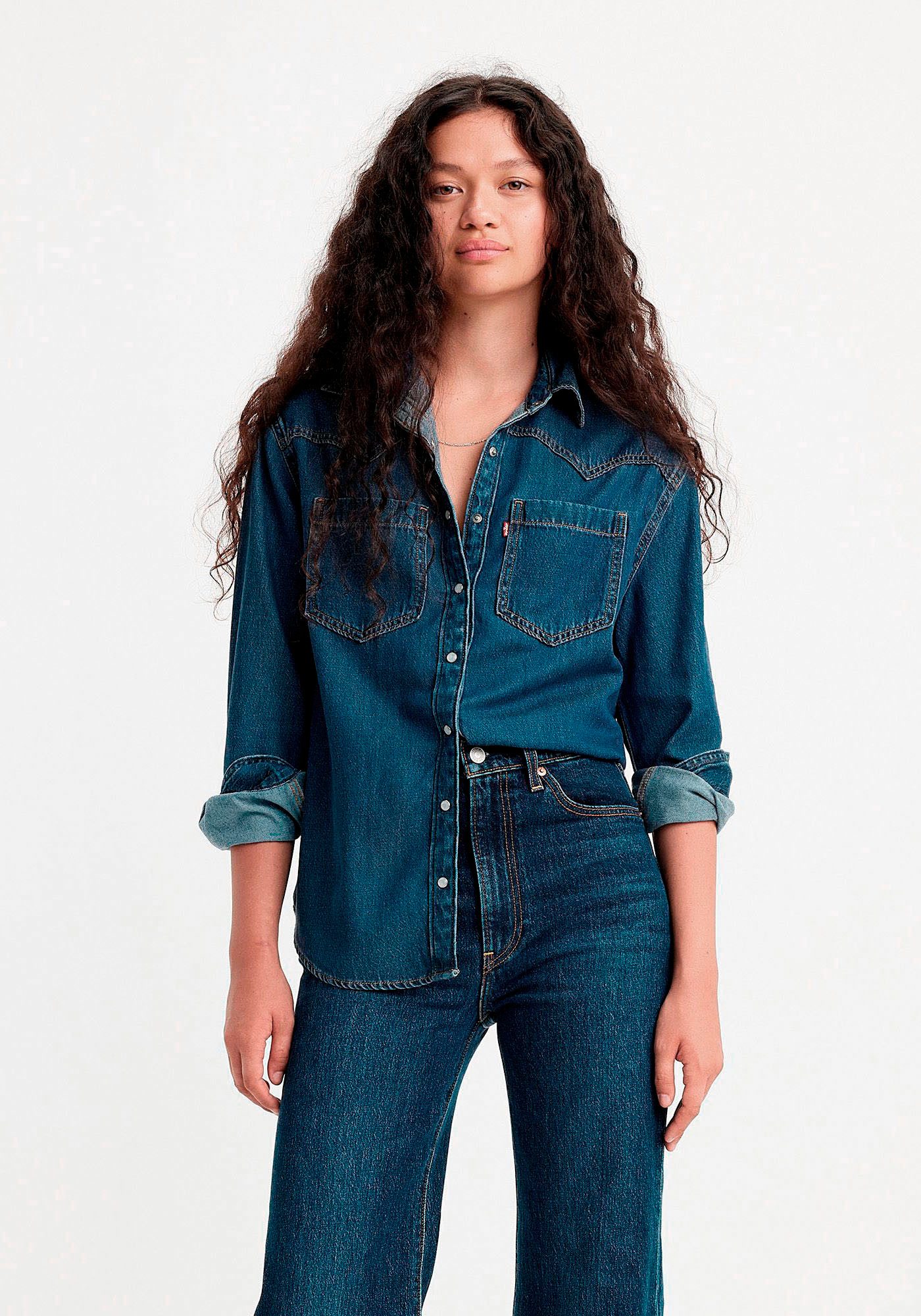 Jeansbluse TEODORA WESTERN SHIRT