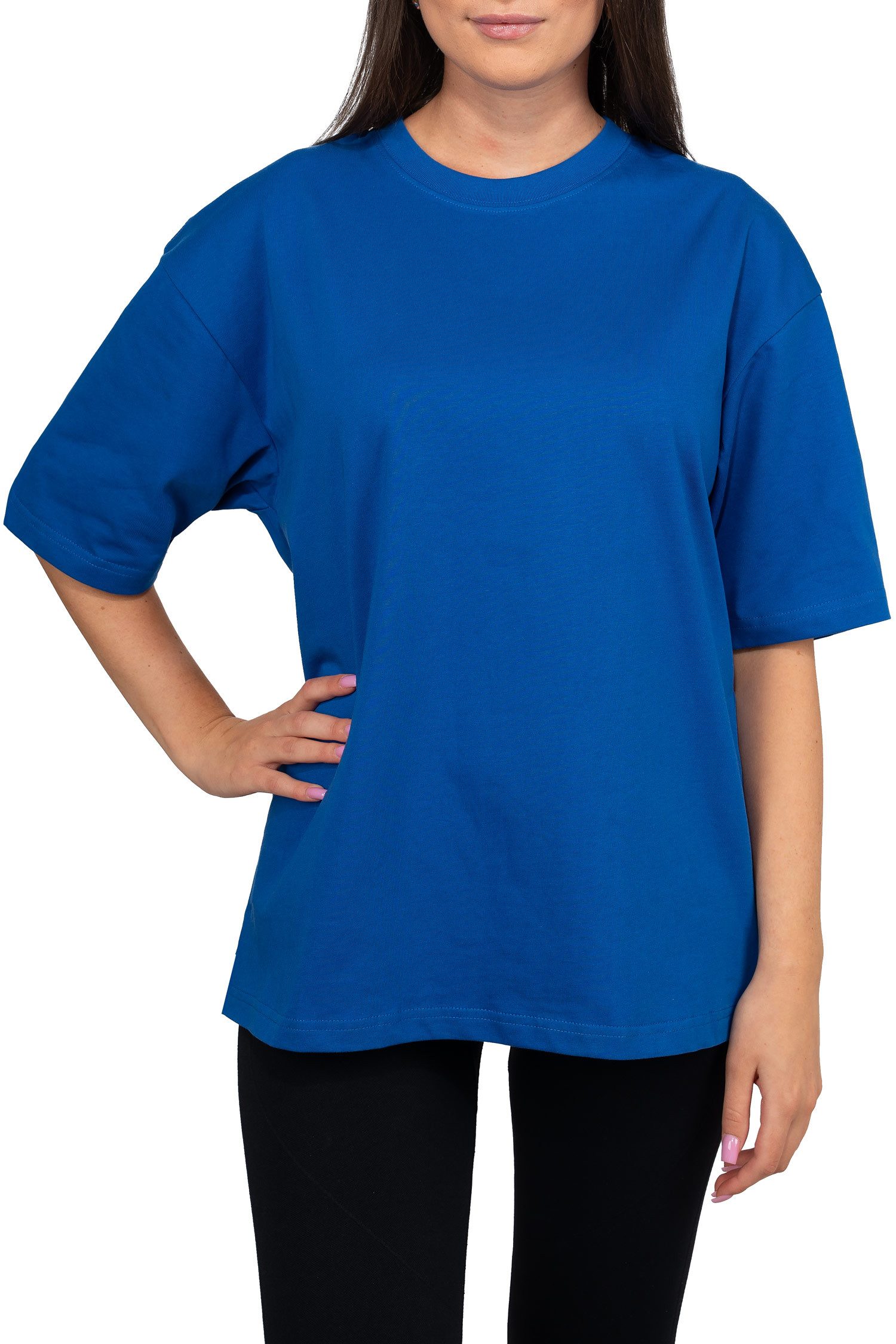 Reichstadt Oversize-Shirt Kurzarm Rundhals Damen T-Shirt 25RSW070 in kräfti günstig online kaufen