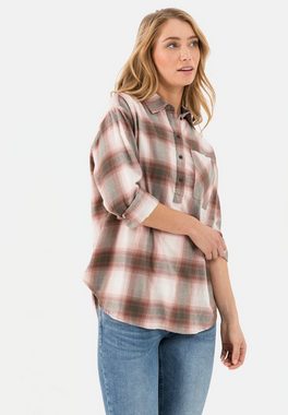 camel active Flanellbluse aus Baumwolle (1-tlg) kariert