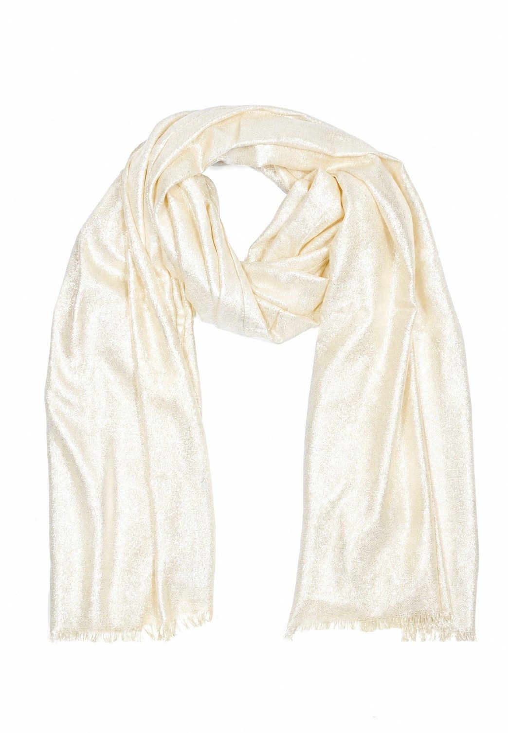Cassandra Accessoires Modeschal "Gracie", festliches Schultertuch, mit metallischem Schimmer