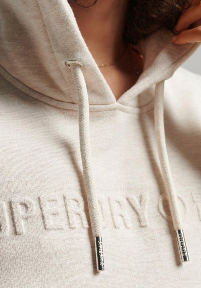 Damen Jacken Superdry Kapuzensweatjacke Meliertes Vintage Corporate Logo Hoodie