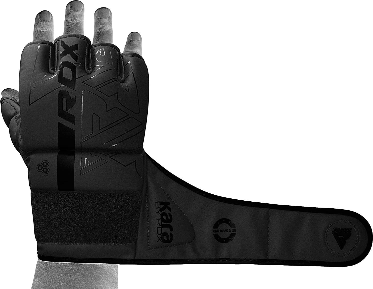 RDX Sports MMA-Handschuhe RDX Handschuhe, Black MMA MMA Grappling Training, Sparring gloves