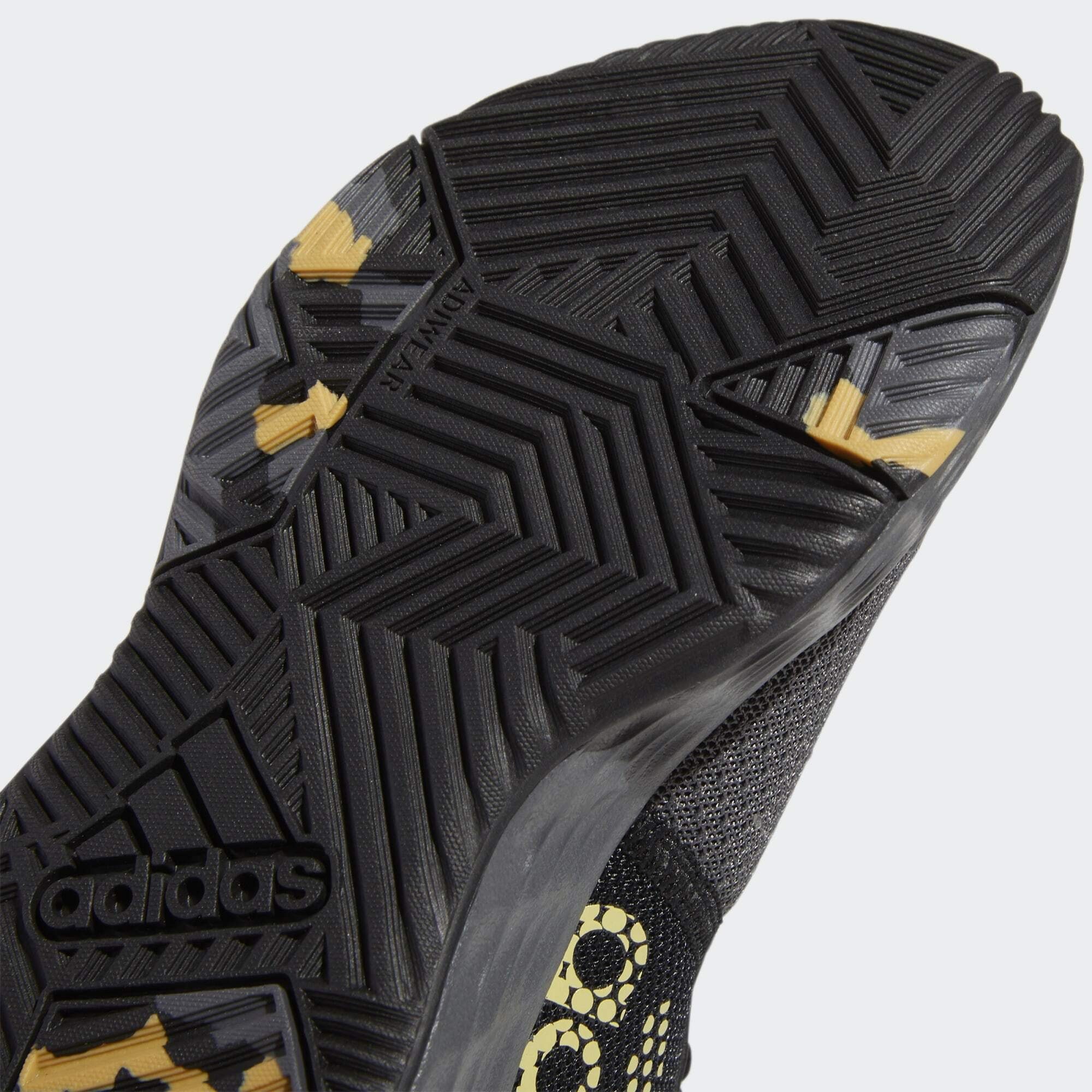 adidas Performance OWNTHEGAME 2.0 BASKETBALLSCHUH Grey Matte / Black / Gold Core Five Basketballschuh