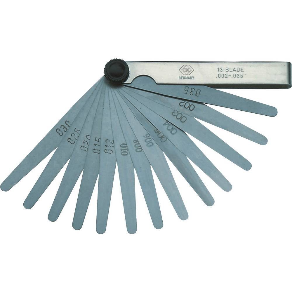 Fühlerlehre Fühlerlehren Zoll, 100 mm