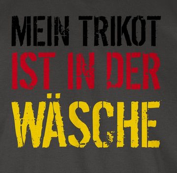 Shirtracer T-Shirt Mein Trikot ist in der Wäsche WM Deutschland 2024 Fussball EM Fanartikel