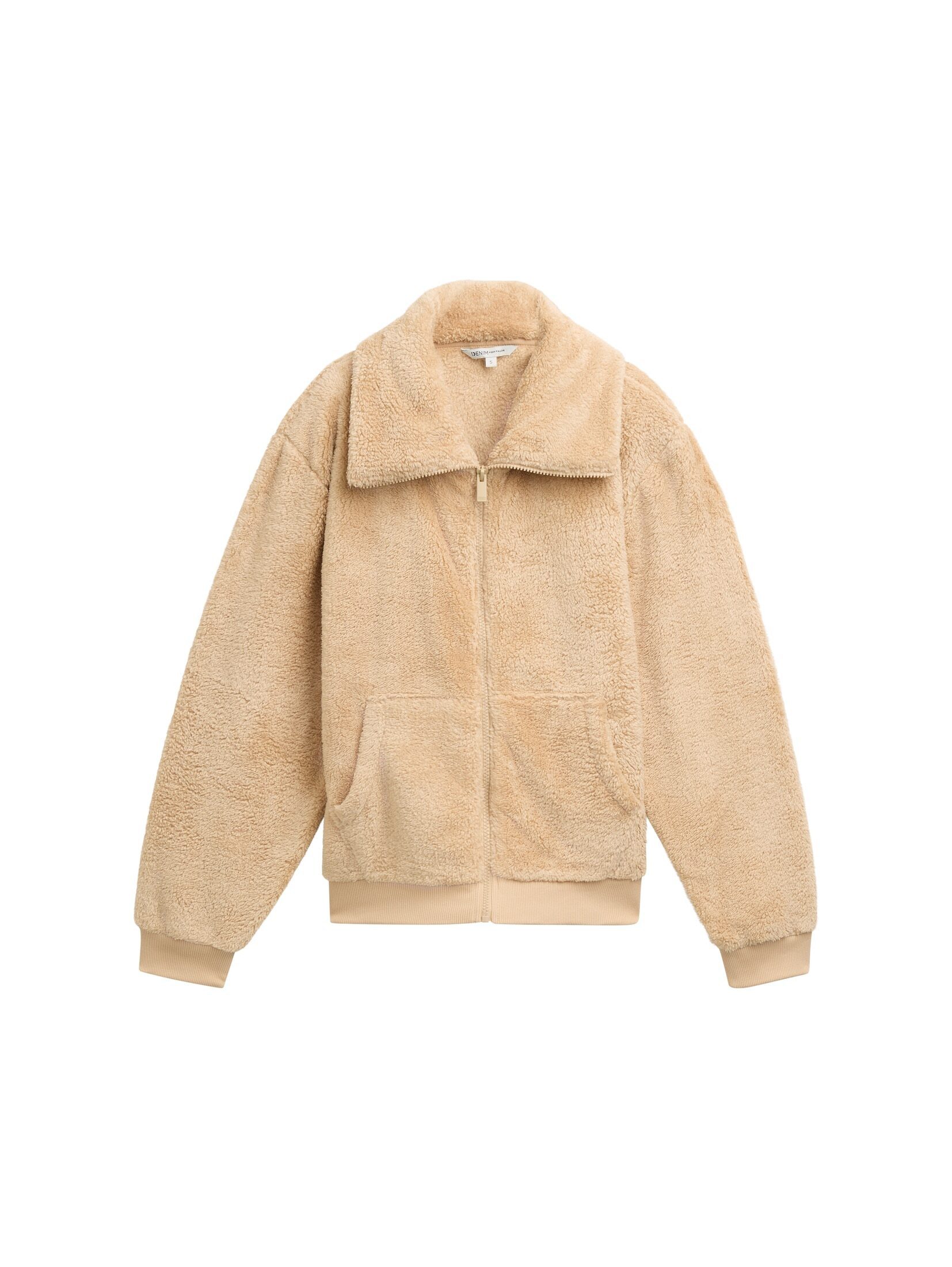 TOM TAILOR Denim Sweatjacke Teddy-Jacke mit günstig online kaufen
