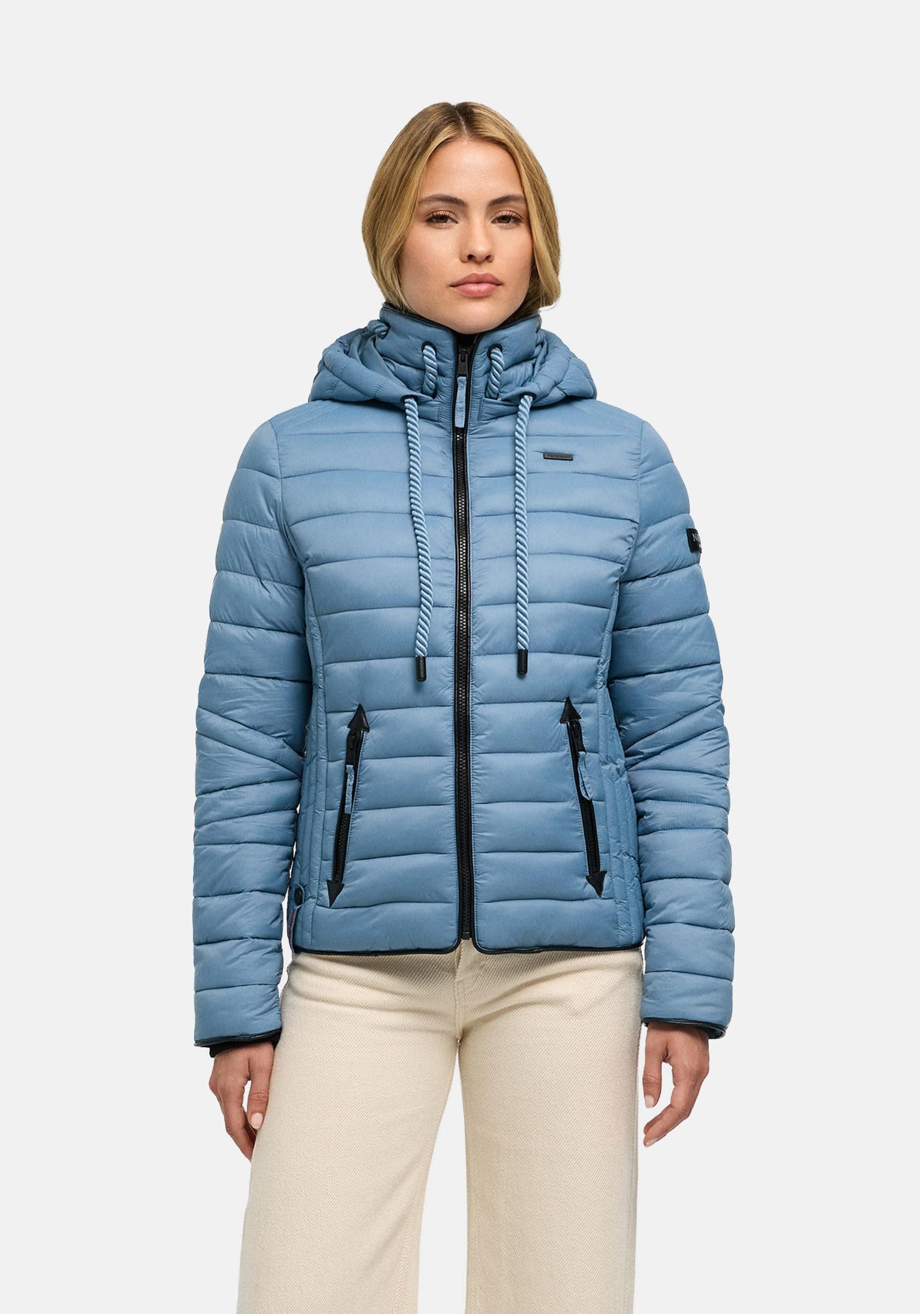 Navahoo Steppjacke Lulana leichte Übergangsjacke mit Kapuze