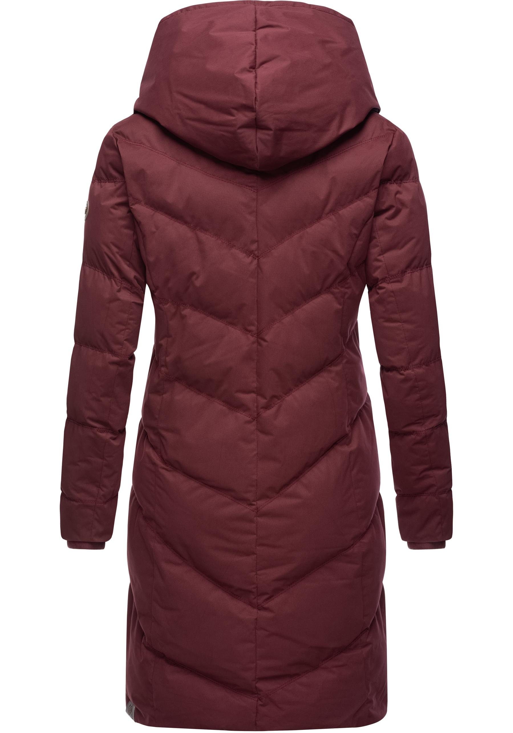 Ragwear Steppmantel Natalka stylischer, gesteppter Winterparka mit gefütterter Kapuze