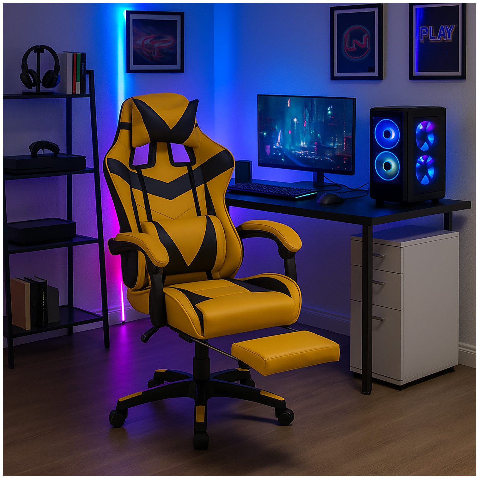 HTI-Living Drehstuhl Ergonomischer Gaming Stuhl mit günstig online kaufen