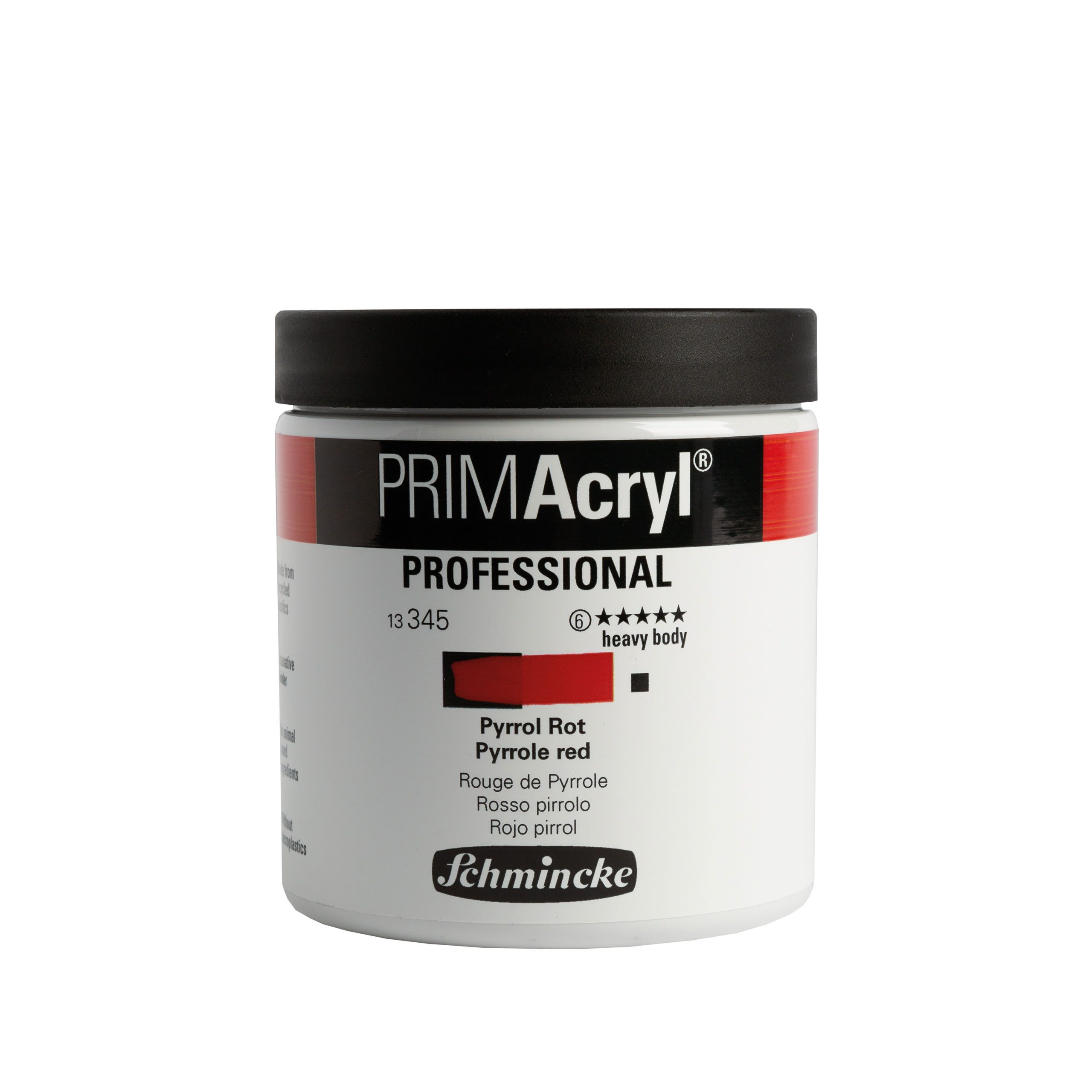 Schmincke Acrylfarbe PRIMAcryl - Pyrrol Rot - 237ml Feinste Künstler Acrylfarbe 13 345 053