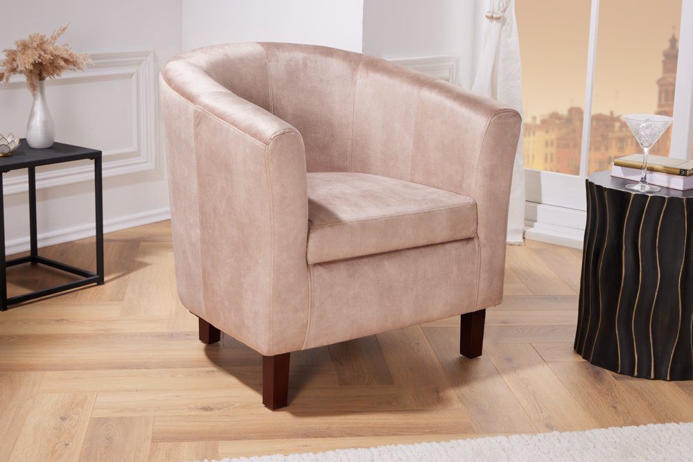 riess-ambiente Loungesessel HEMINGWAY champagner greige / günstig online kaufen