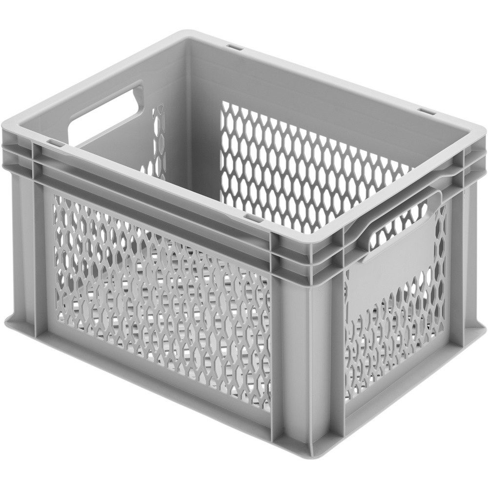 ALUTEC München Aufbewahrungsbox Alutec 75045 Kunststoffbox vergittert (B x H x T) 400 x 235 x 300 mm