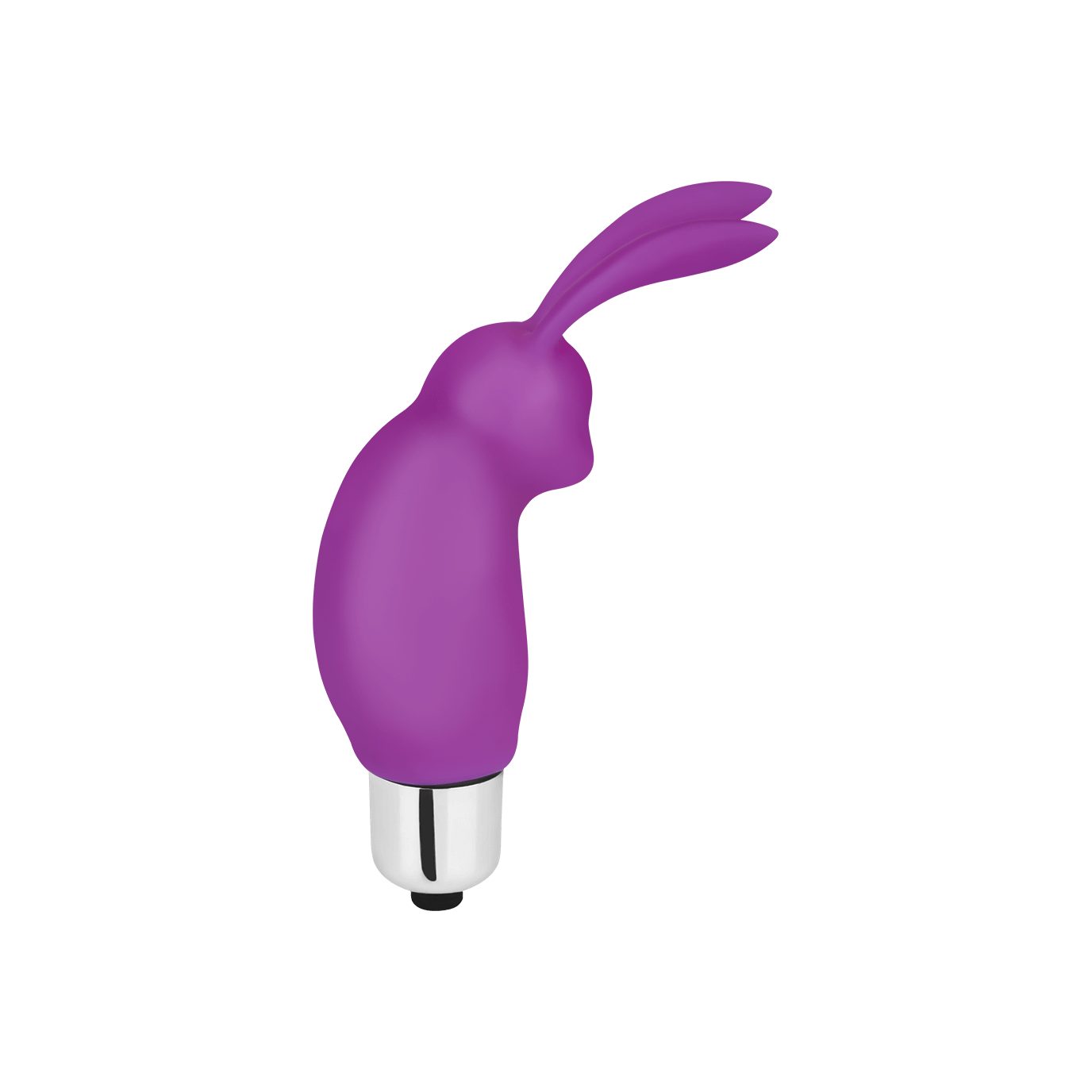 Minivibrator hasenförmig wasserdicht, 'Häschen-Bullet', Violett EIS 11.5cm, Auflege-Vibrator EIS