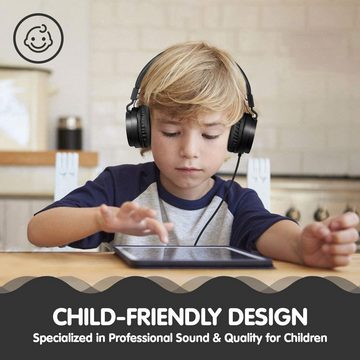 ONTA Faltbarer Leichte für Kinder On Ear Audio Kinder-Kopfhörer (Sicherer Halt und bequemer Sitz für langen Musikgenuss ohne Druckstellen., mit erstklassiger Klangqualität und individuellem Komfort)