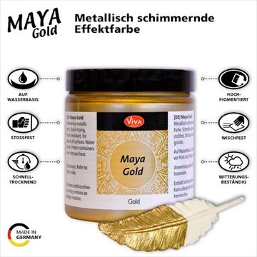Viva Decor Bastelfarbe Maya Gold 45ml