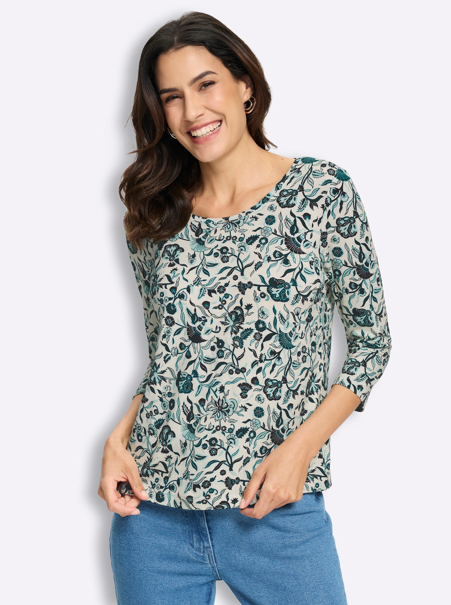 T-Shirt 3/4-Arm-Shirt 3/4-Arm