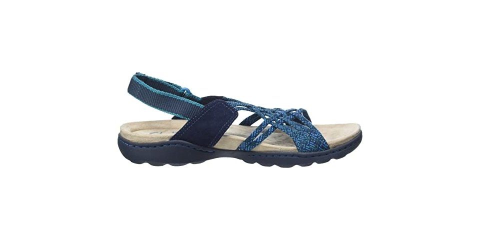 Clarks CLARKS Amanda Ease Sandale Blau Sandalette