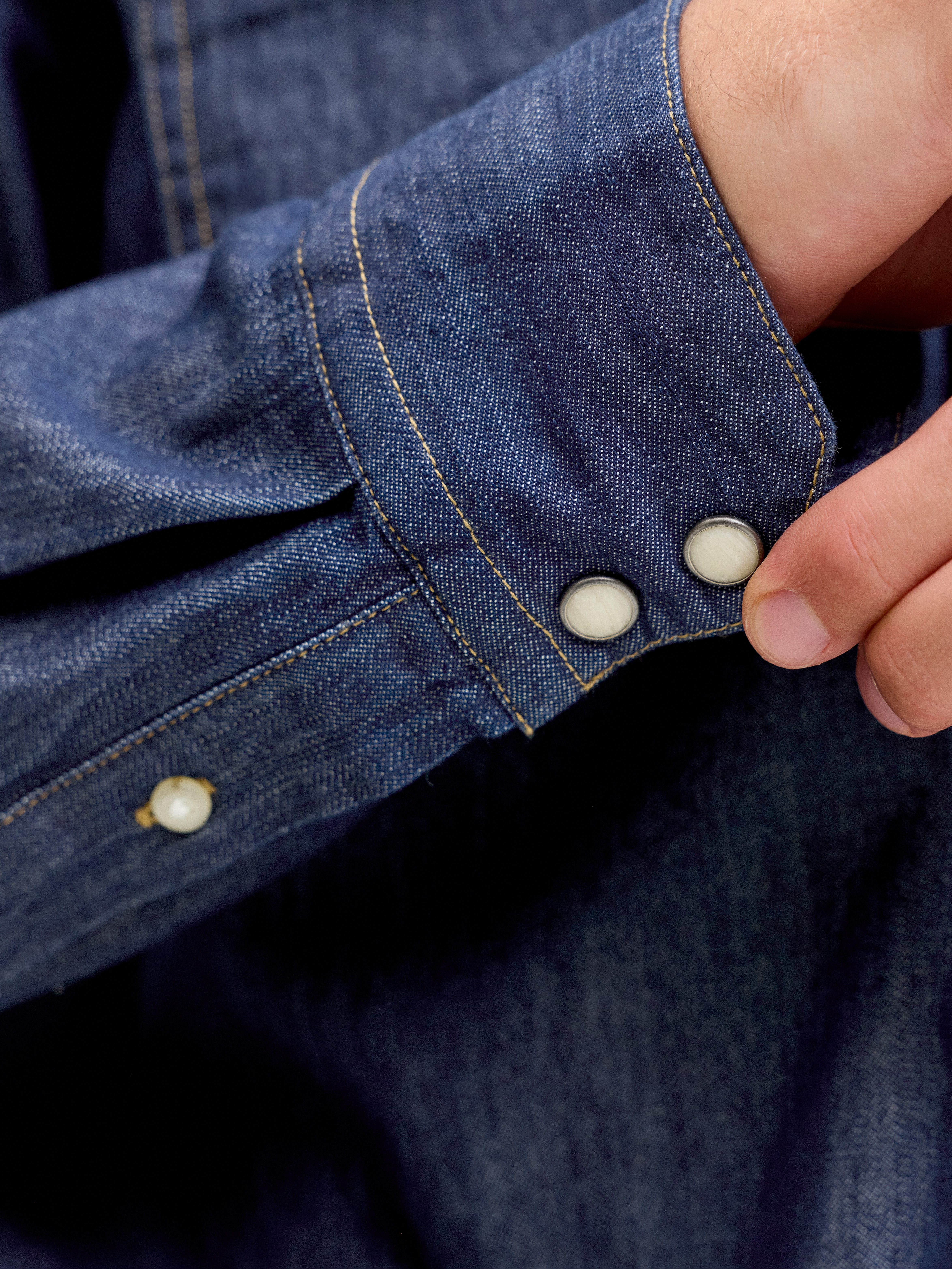 Jack & Jones Langarmhemd JJESHERIDAN SHIRT L/S NOOS mit angesetzter Brustta günstig online kaufen