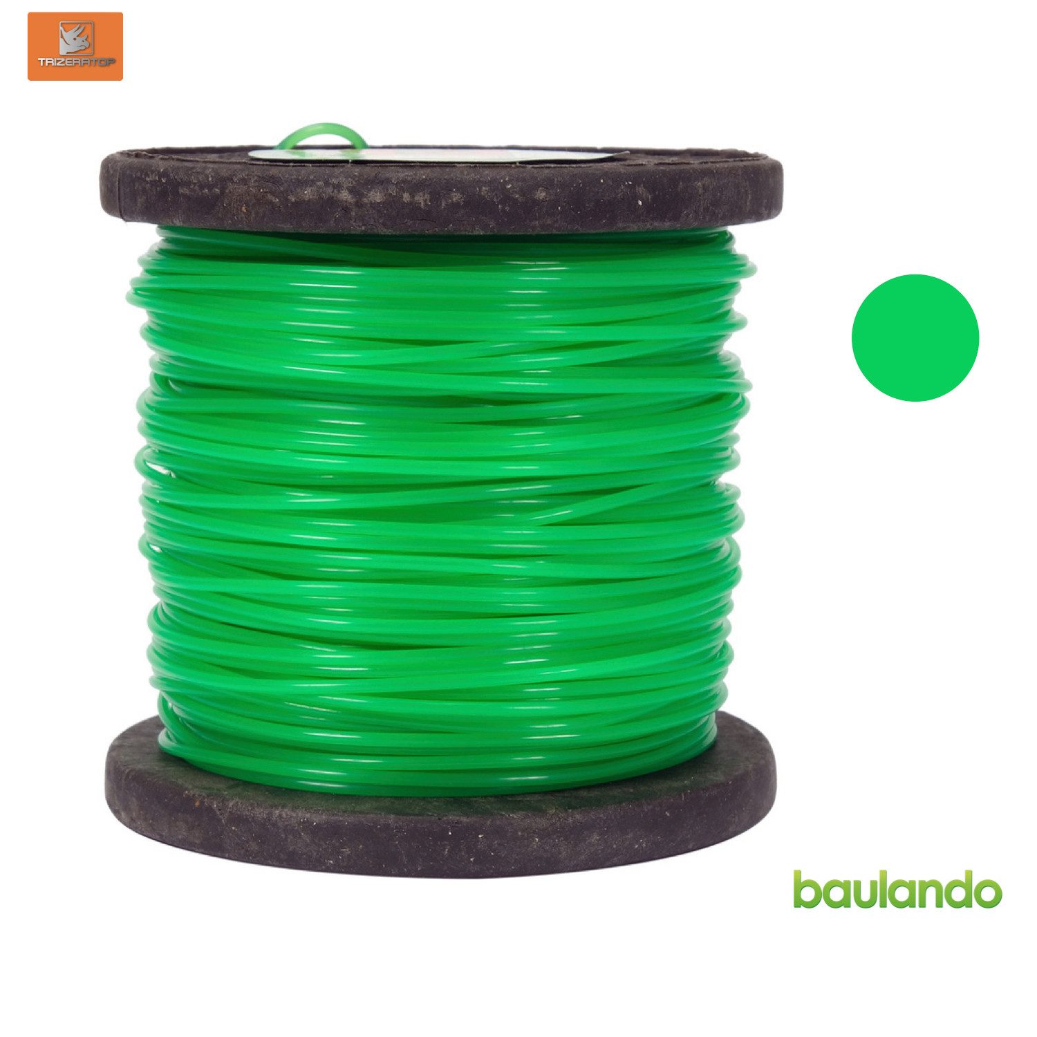 TRIZERATOP Trimmerfaden Mähfaden, Trimmerfaden, rund 2,0mmx120m