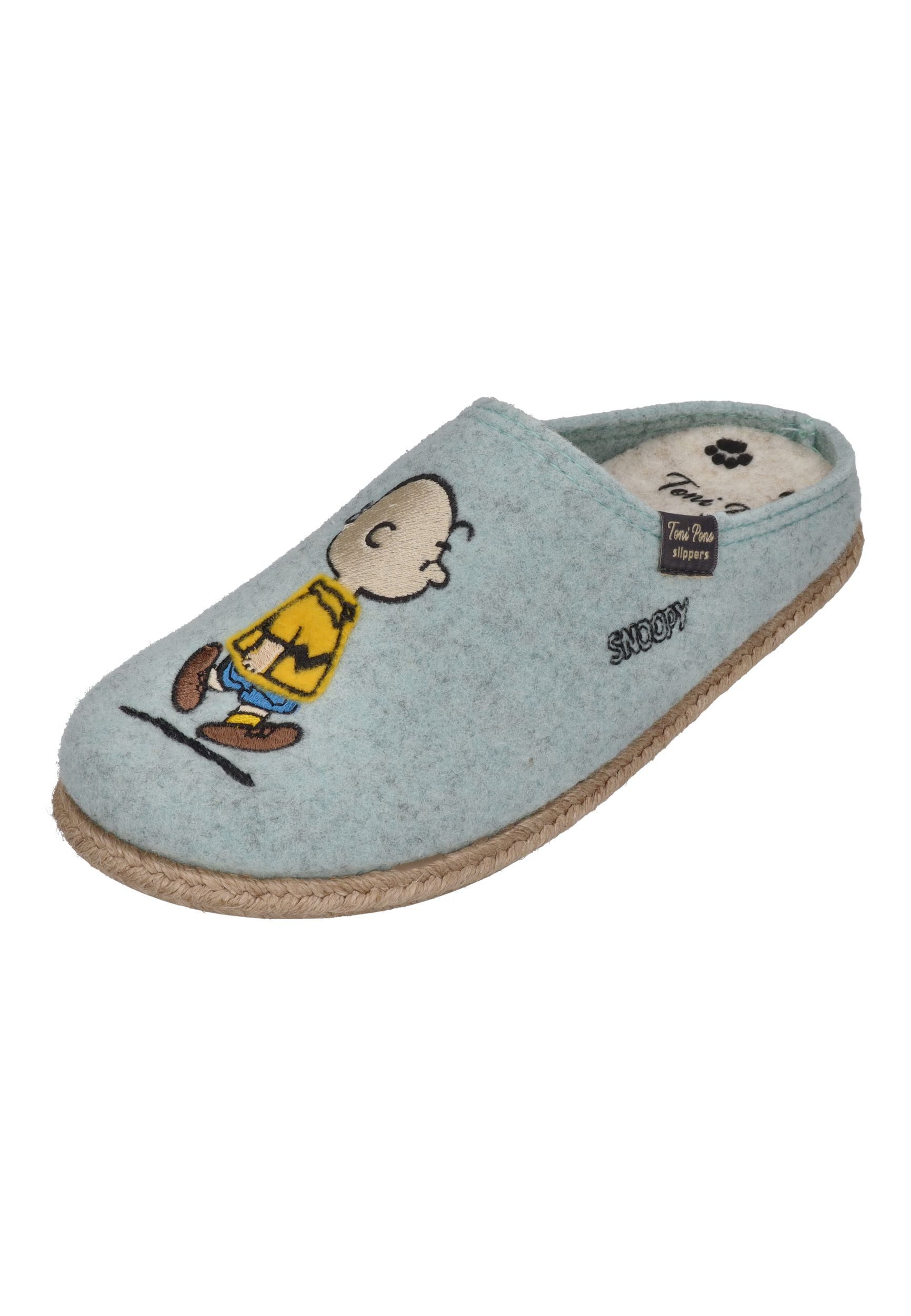 Toni Pons Snoopy Hausschuh Cel
