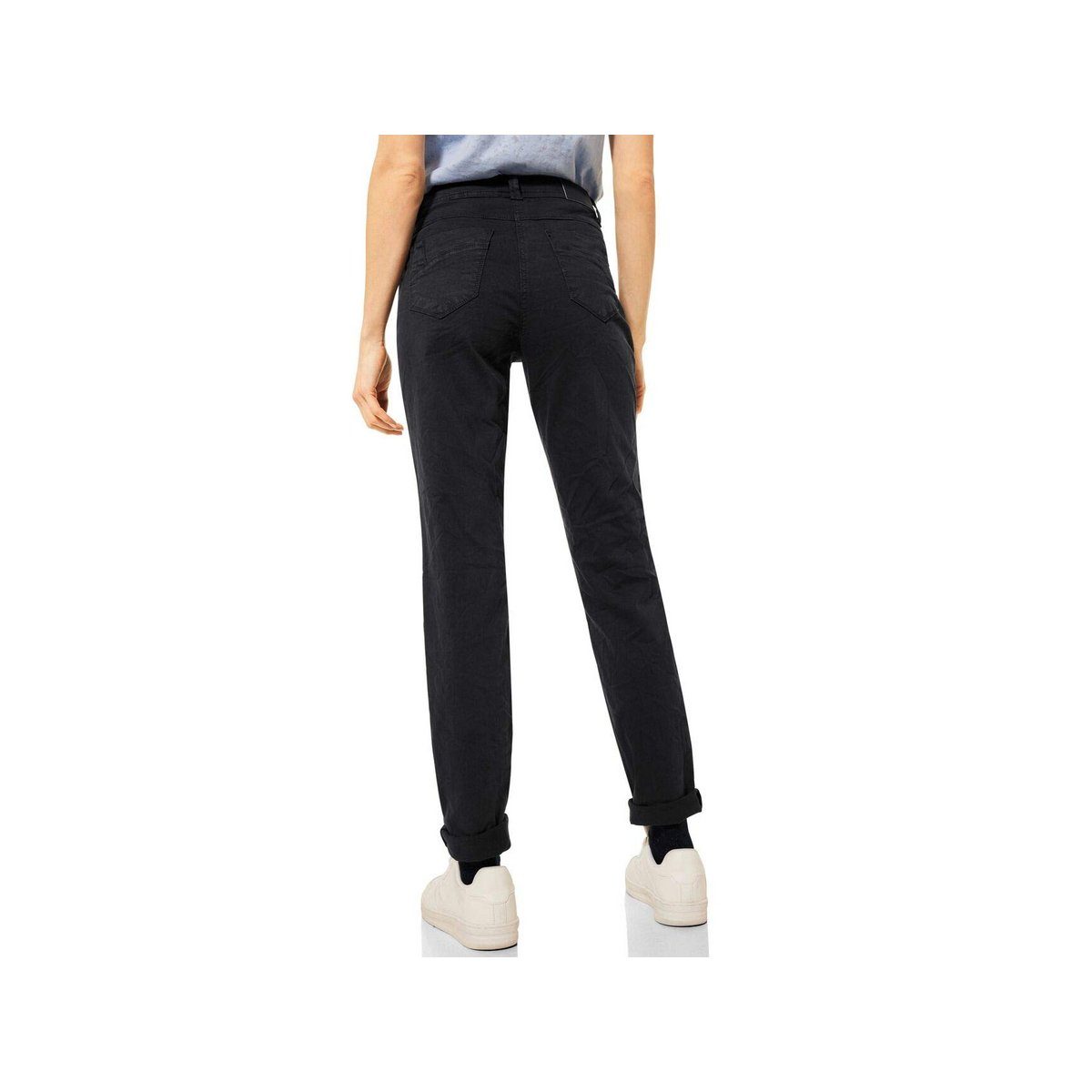 dunkel-grau fit slim (1-tlg) Skinny-fit-Jeans Cecil