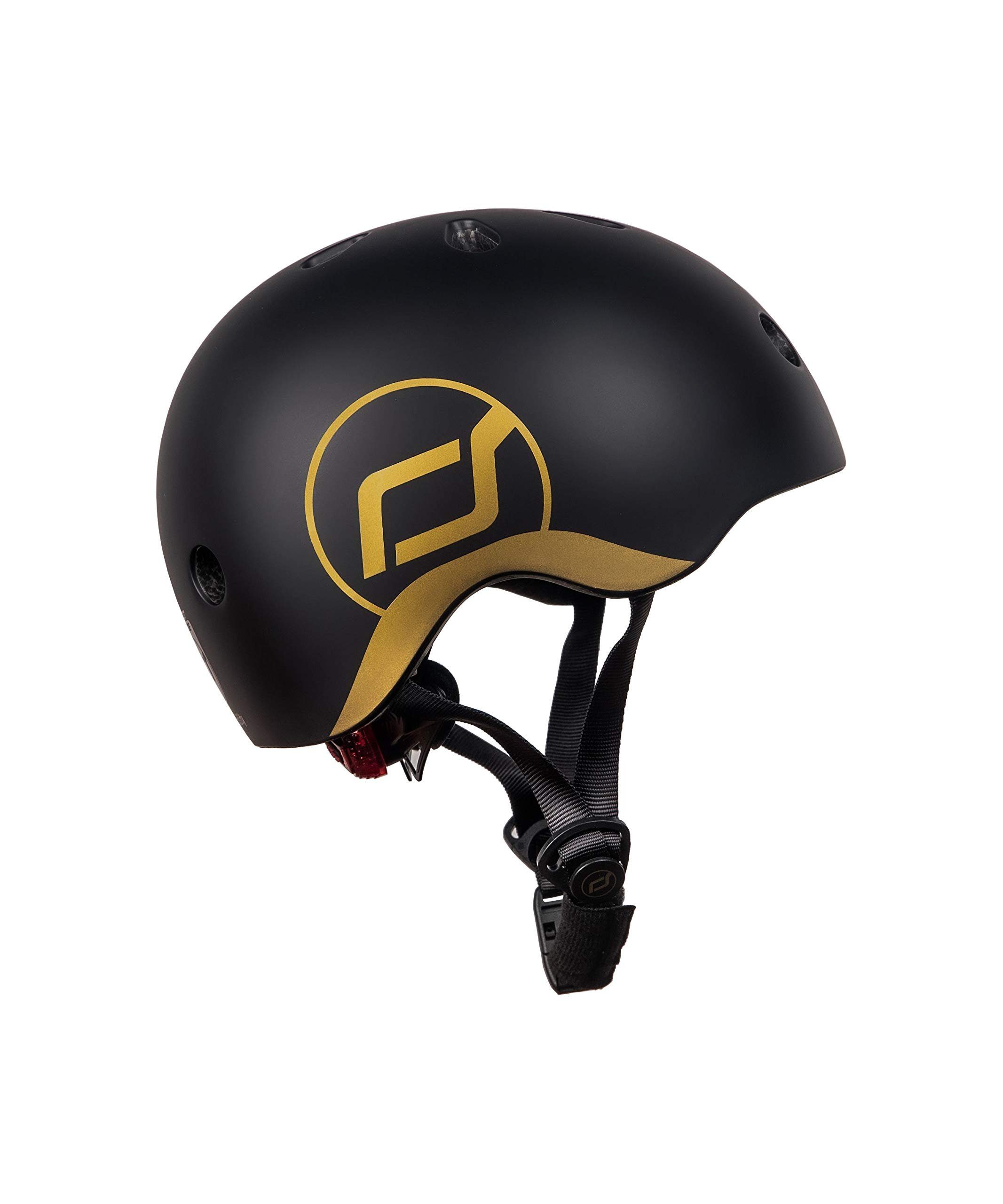 Scoot and Ride Kinderfahrradhelm Scoot & Ride Helm XXS-S Limited Edition gold/black