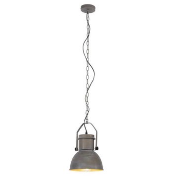 Brilliant Pendelleuchte Salford, Lampe Salford Pendelleuchte 23cm grau Beton 1x A60, E27, 60W, geeign