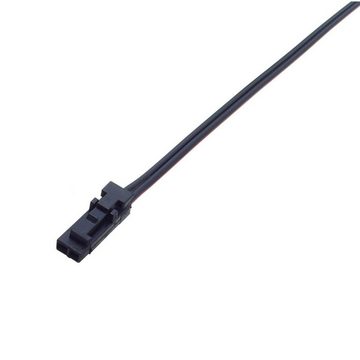 kalb LED Verteiler Adapter 6-Fach Ministecker 10cm Kabellänge schwarz Lampen-Verbindungskabel