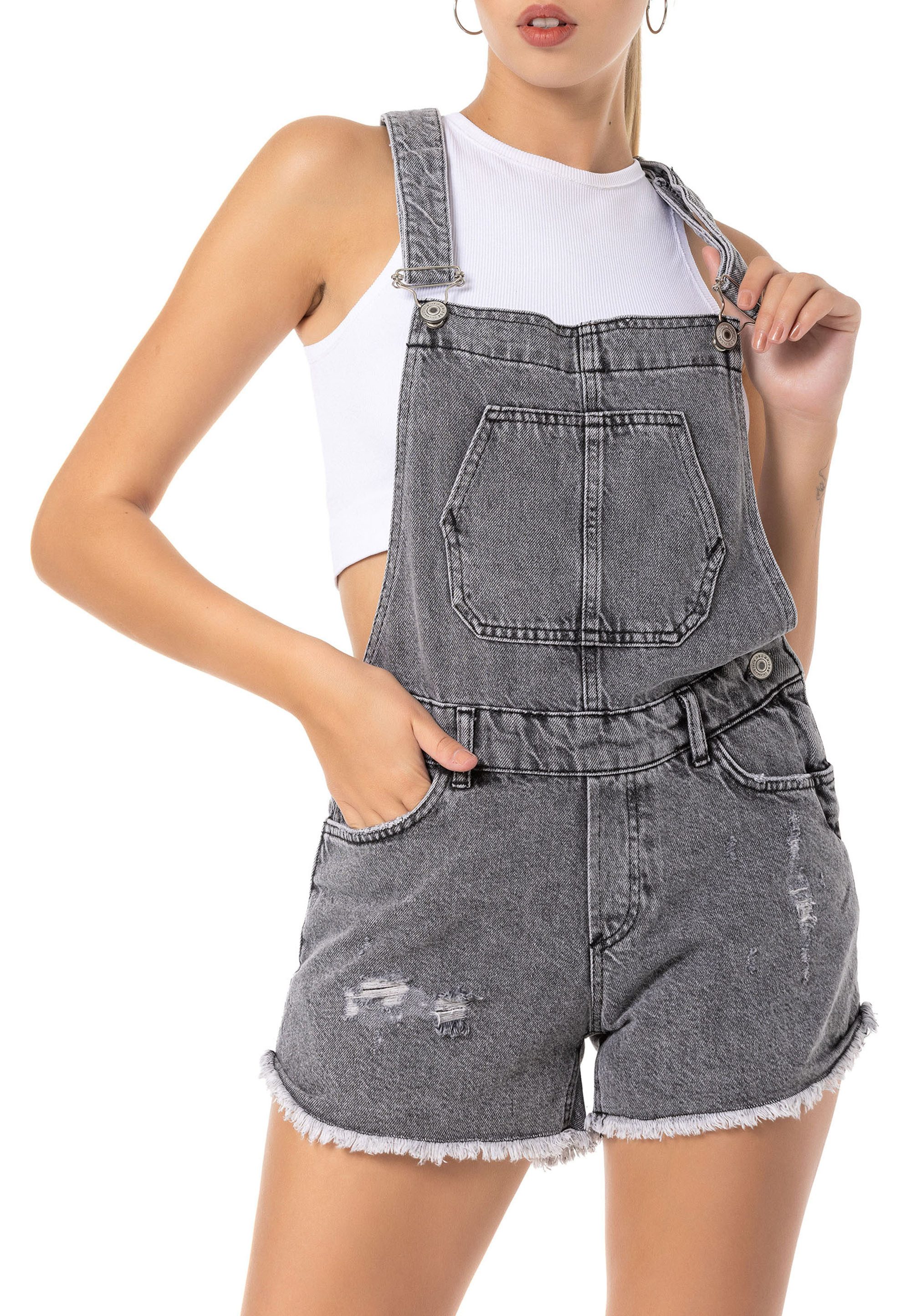 RedBridge Jeansshorts Premium Denim Jeansshorts Destroyed günstig online kaufen