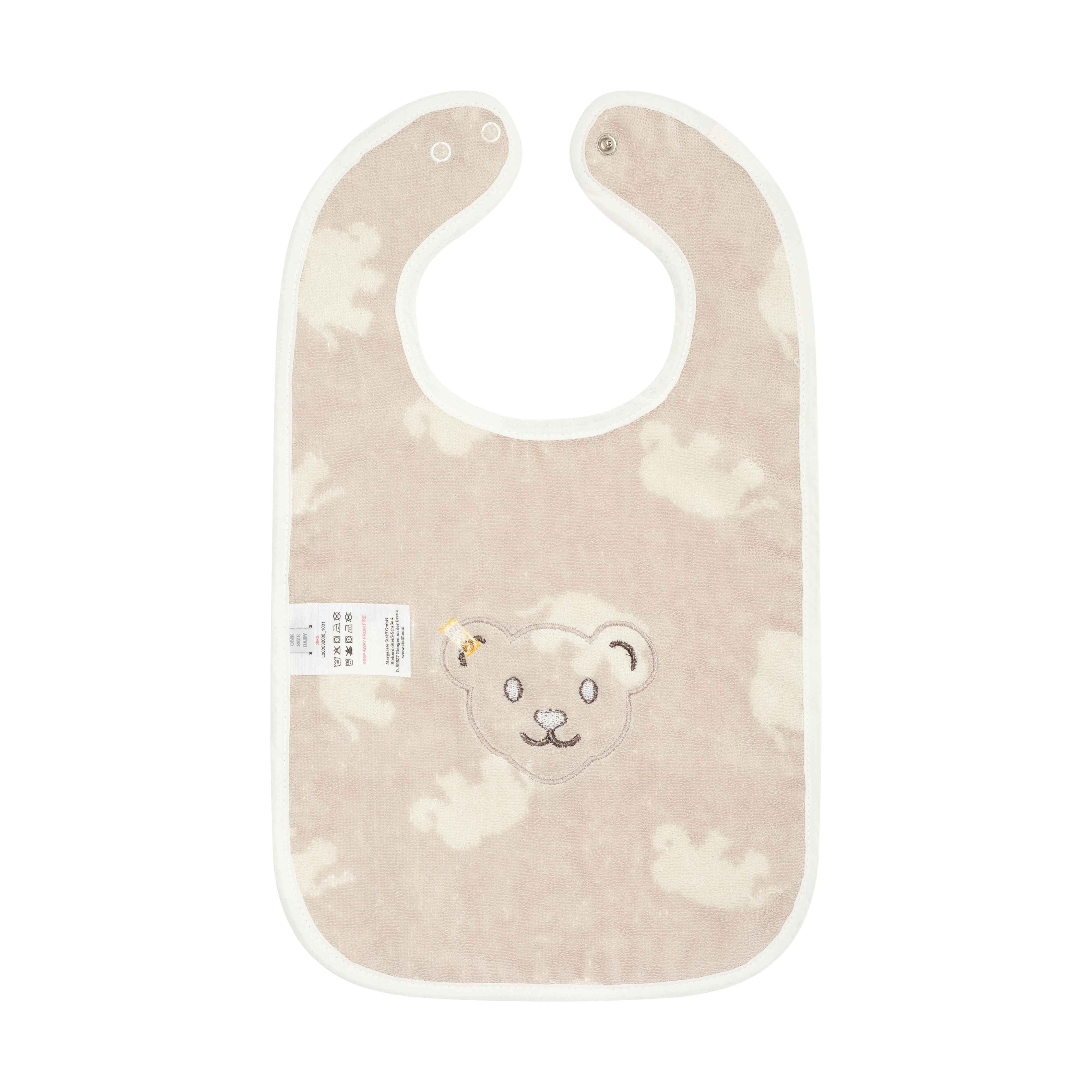 Steiff Lätzchen Steiff Latz Elefanten creme/beige mit Teddykopf