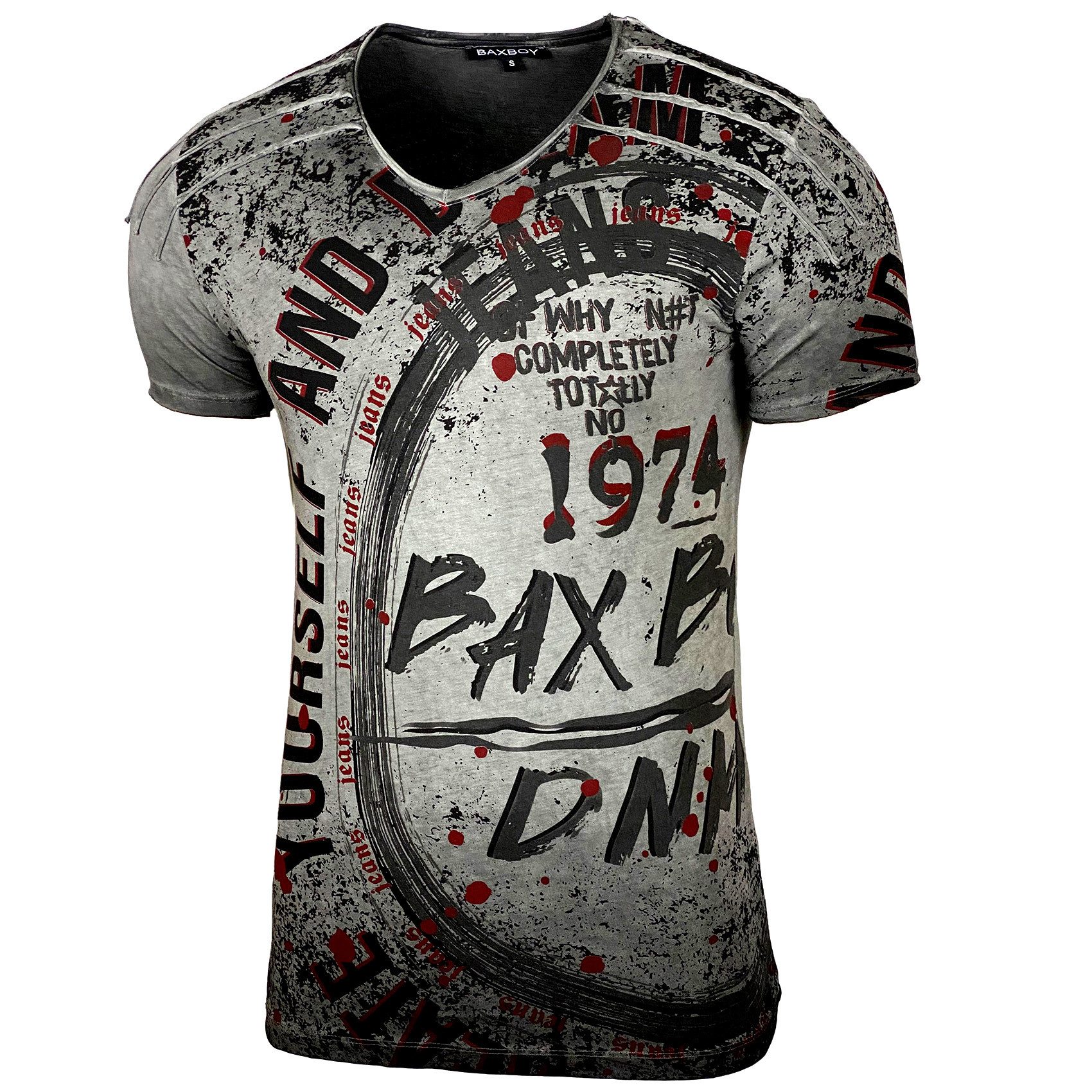 Baxboy T-Shirt Baxboy Verwaschen mit modernem günstig online kaufen