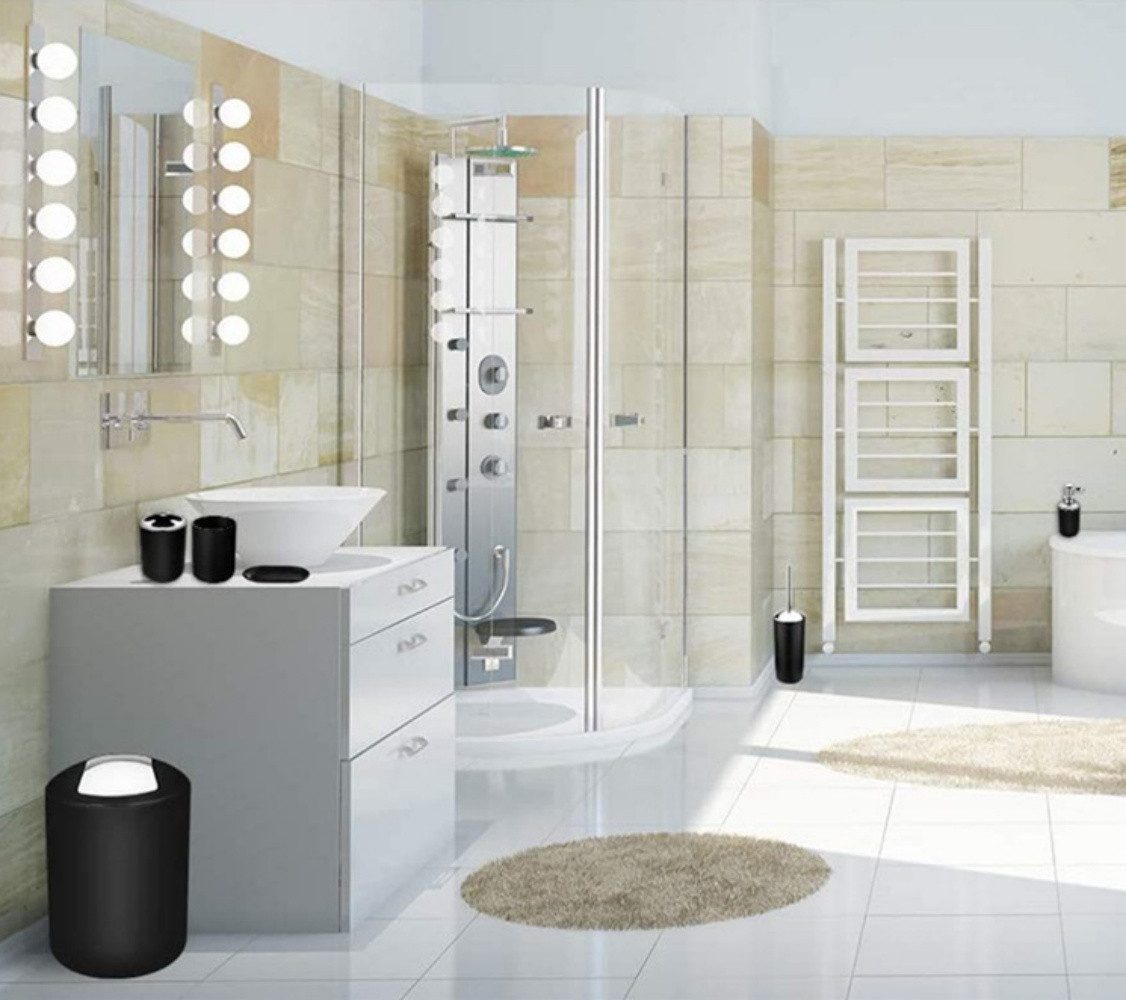 PFCTART Badezimmer-Set 6-teiliges Badezimmer Zubehörset aus robustem Kunsts günstig online kaufen