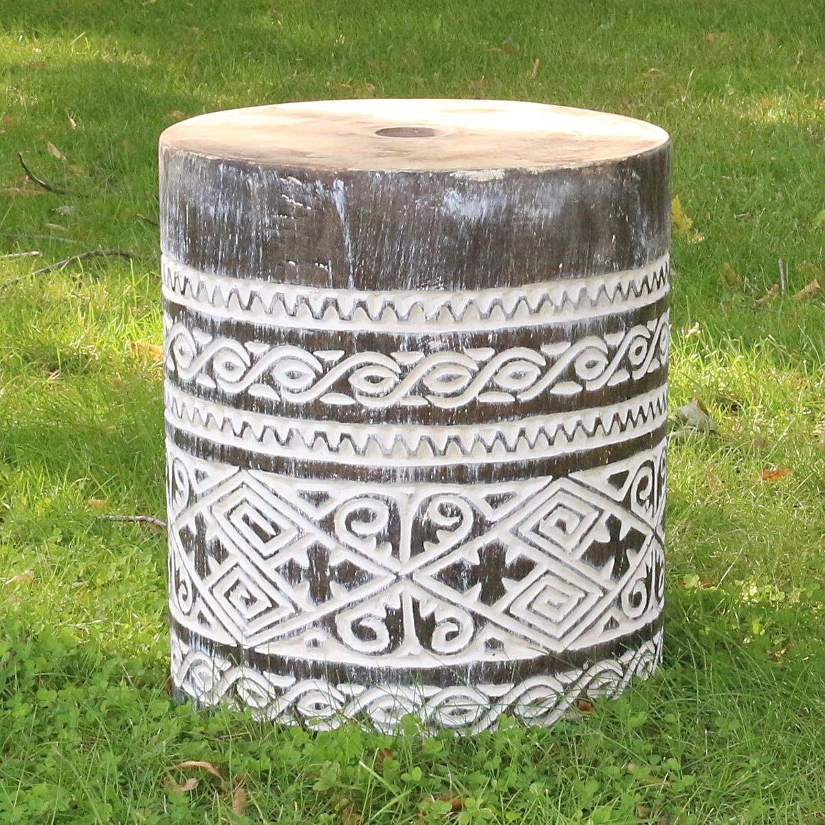 Oriental Galerie Sonnenschirm Runder Schirmständer Holz günstig online kaufen