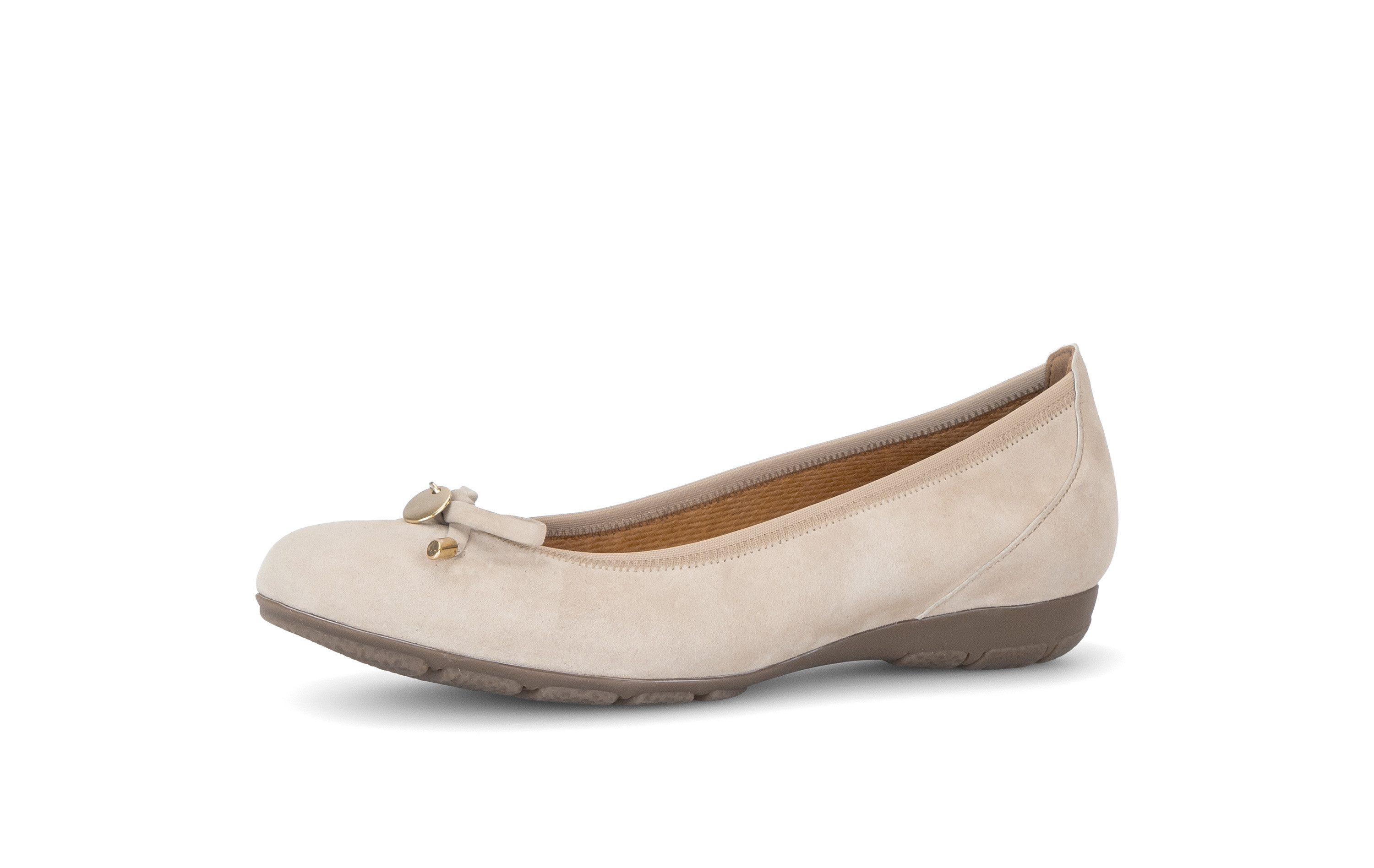 Gabor Ballerina Keilabsatz, Businessschuh mit komfortablem Elastikeinfass