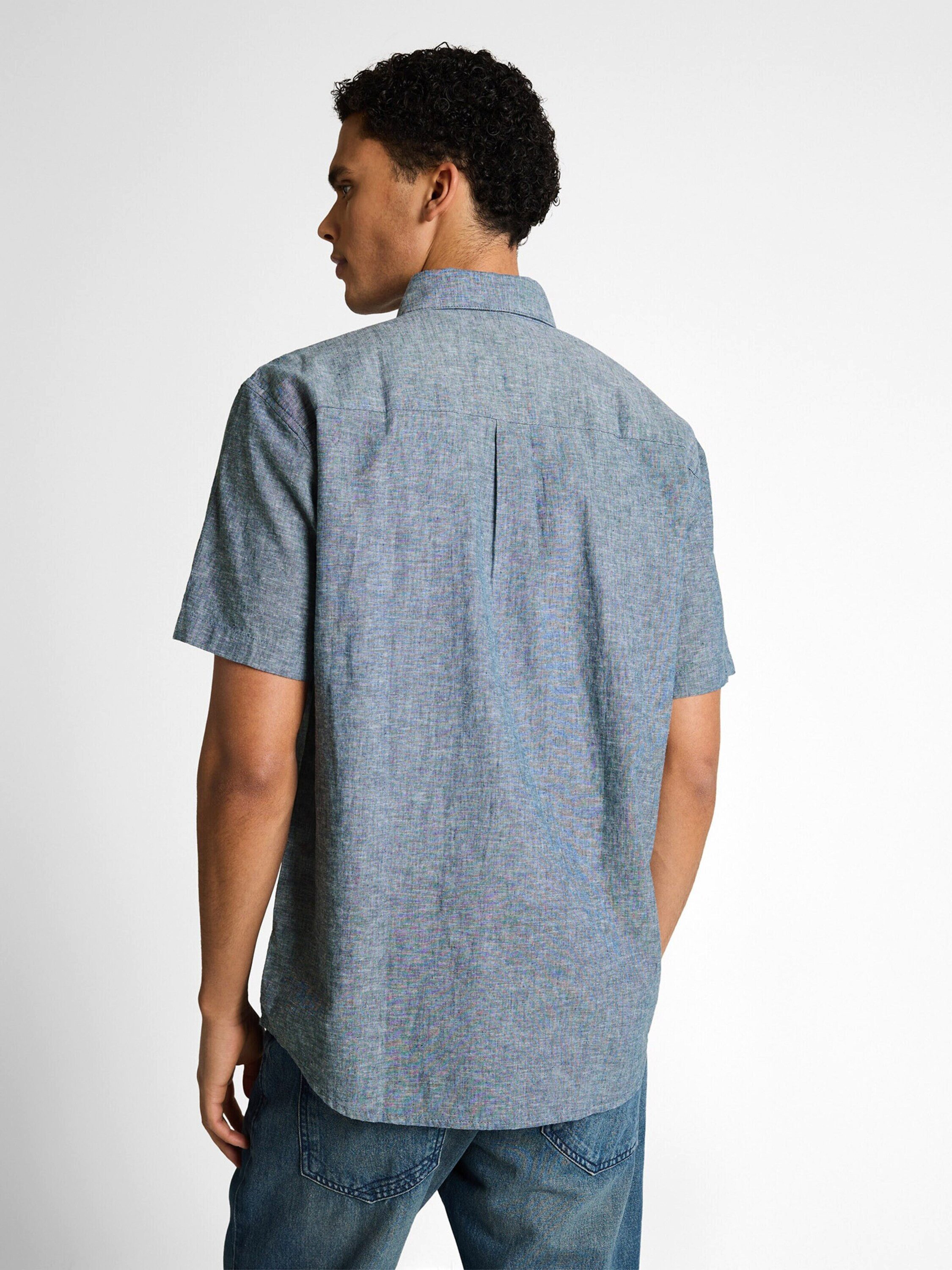 TOM TAILOR Denim Kurzarmhemd (1-tlg)