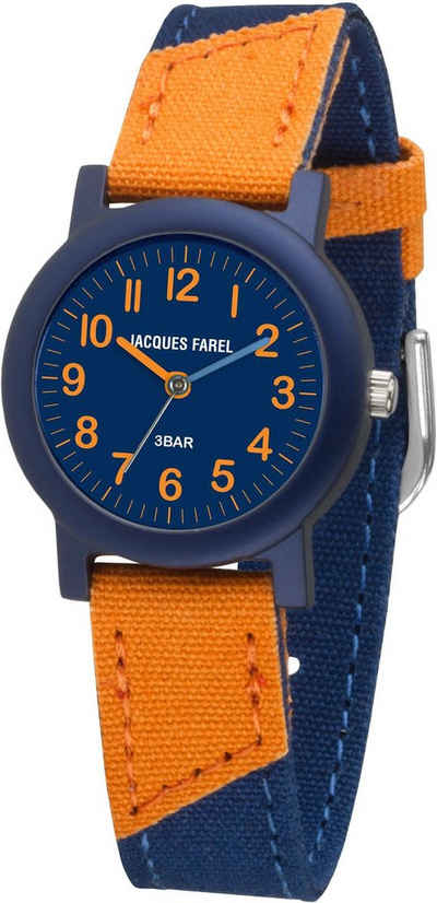 Jacques Farel Quarzuhr ORG 1469, Armbanduhr, Kinderuhr, ideal auch als Geschenk