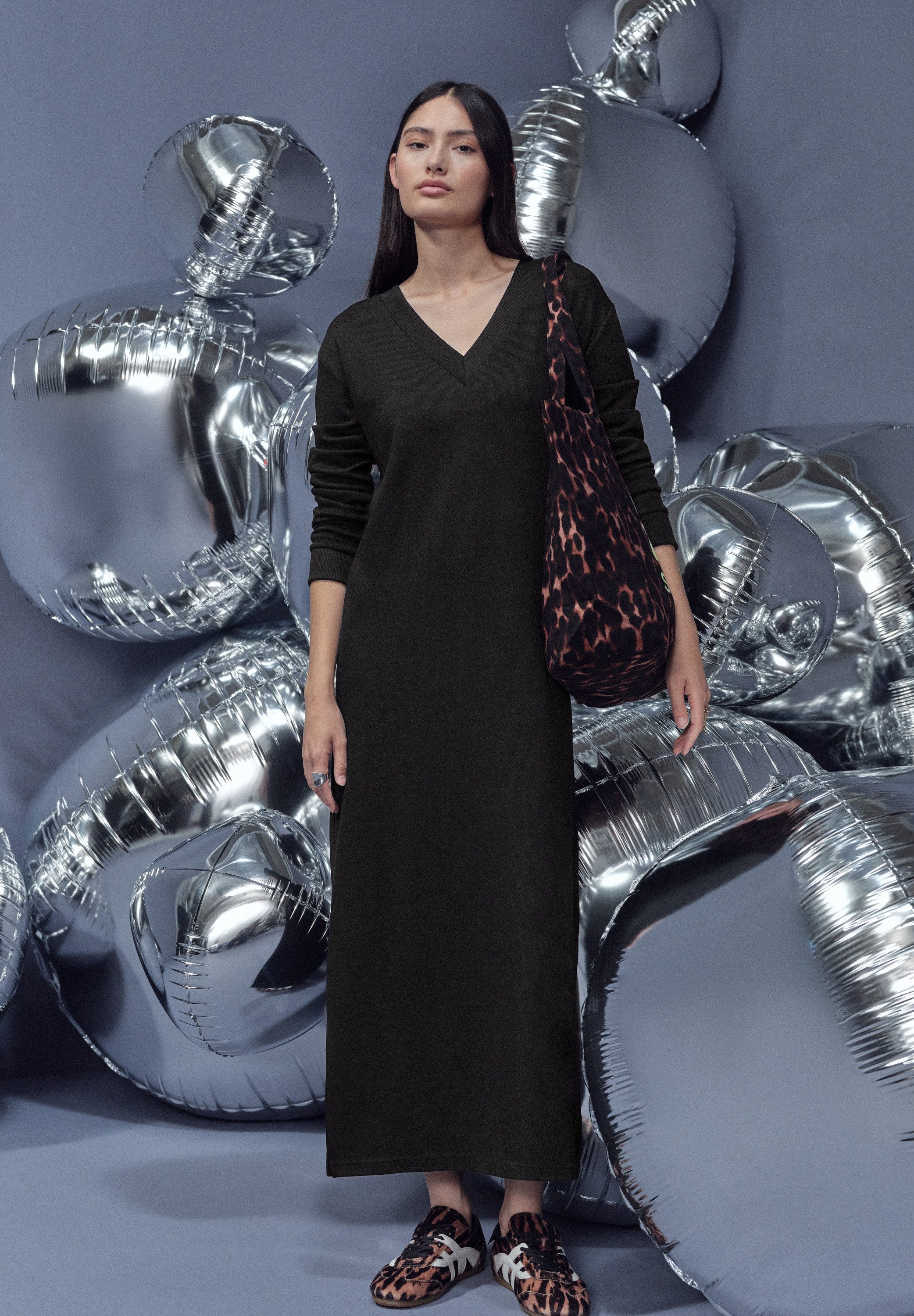 STREET ONE STUDIO Midikleid aus Viskose günstig online kaufen