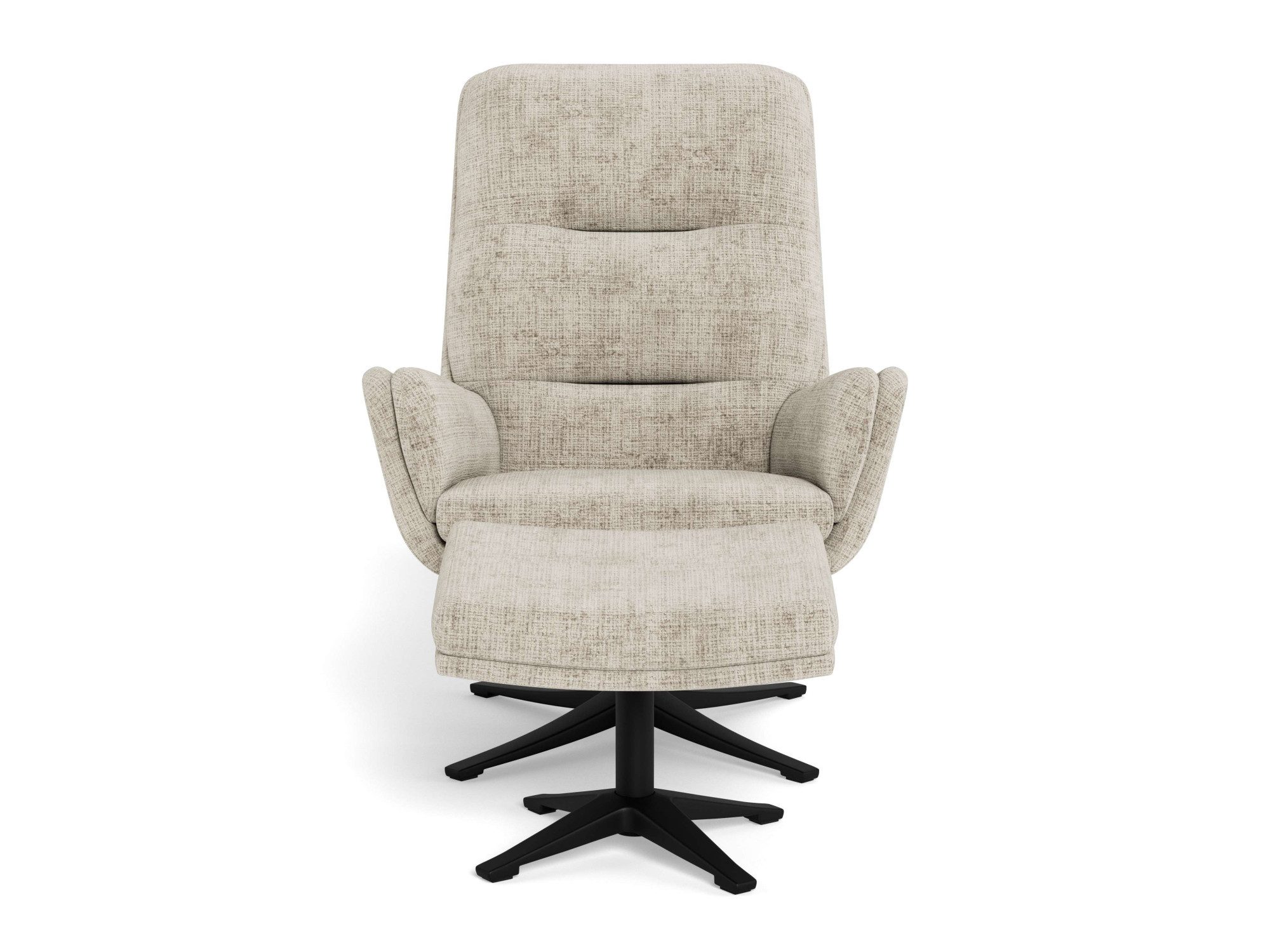ACTONA GROUP Loungesessel Sessel, Polsterstuhl, Recliner, beige, drehfunktion