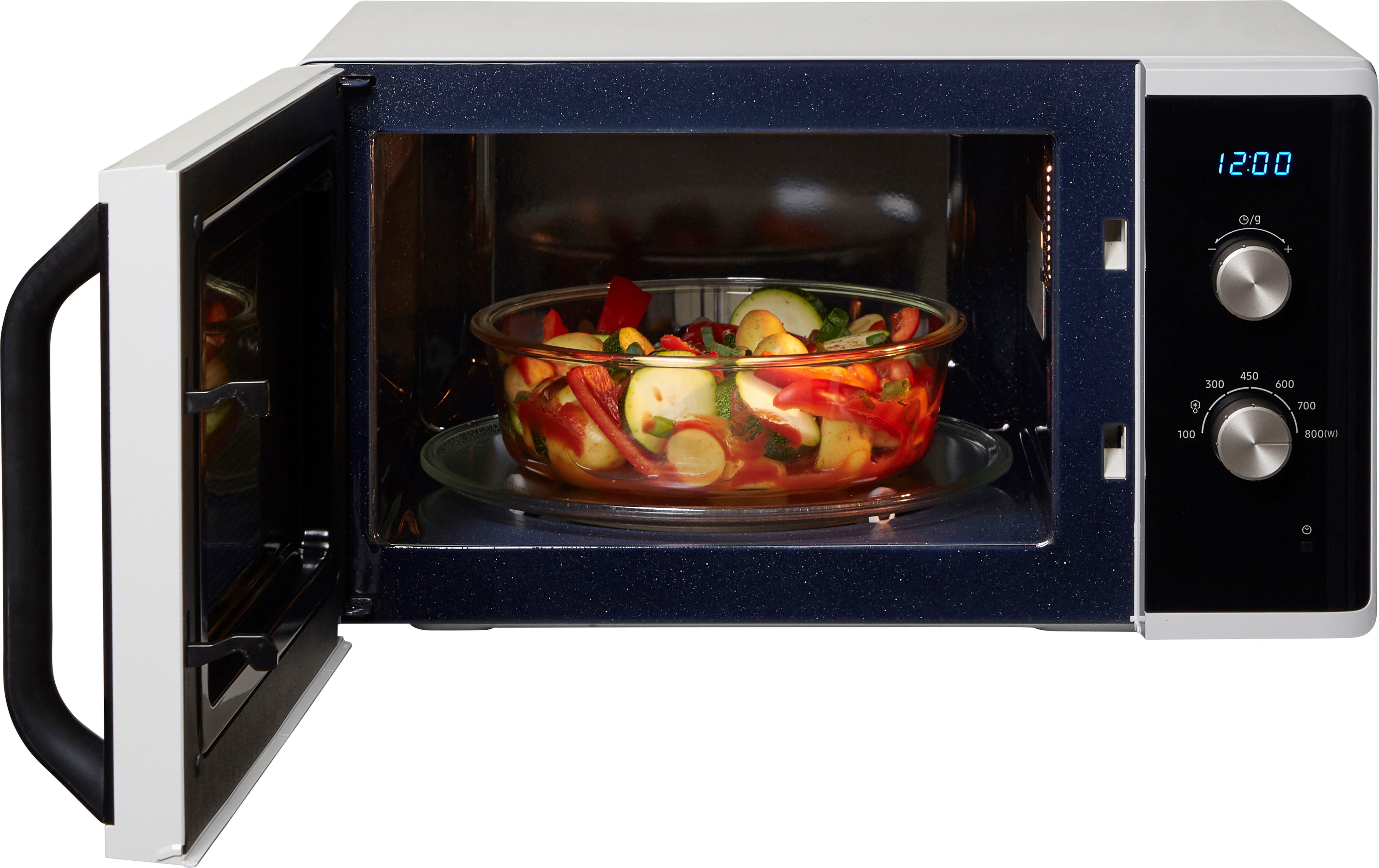 Samsung Mikrowelle MS23K3614AW/EG, Mikrowelle, 23 l, Mit 6 Leistungsstufen