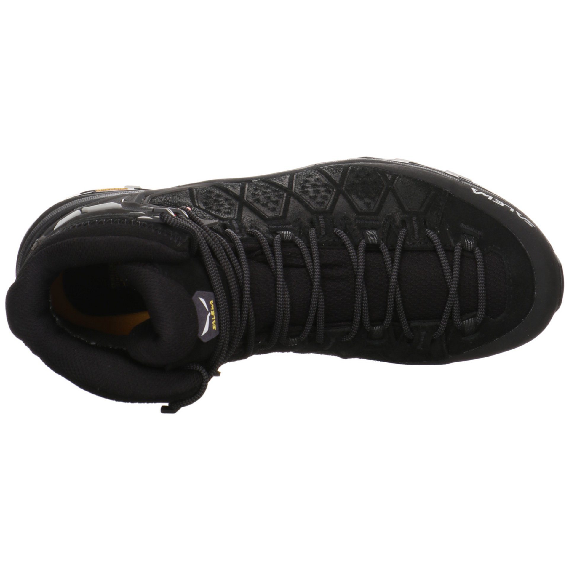 Outdoor Leder-/Textilkombination Salewa 0971 Outdoorschuh Black/Black Schuhe Damen