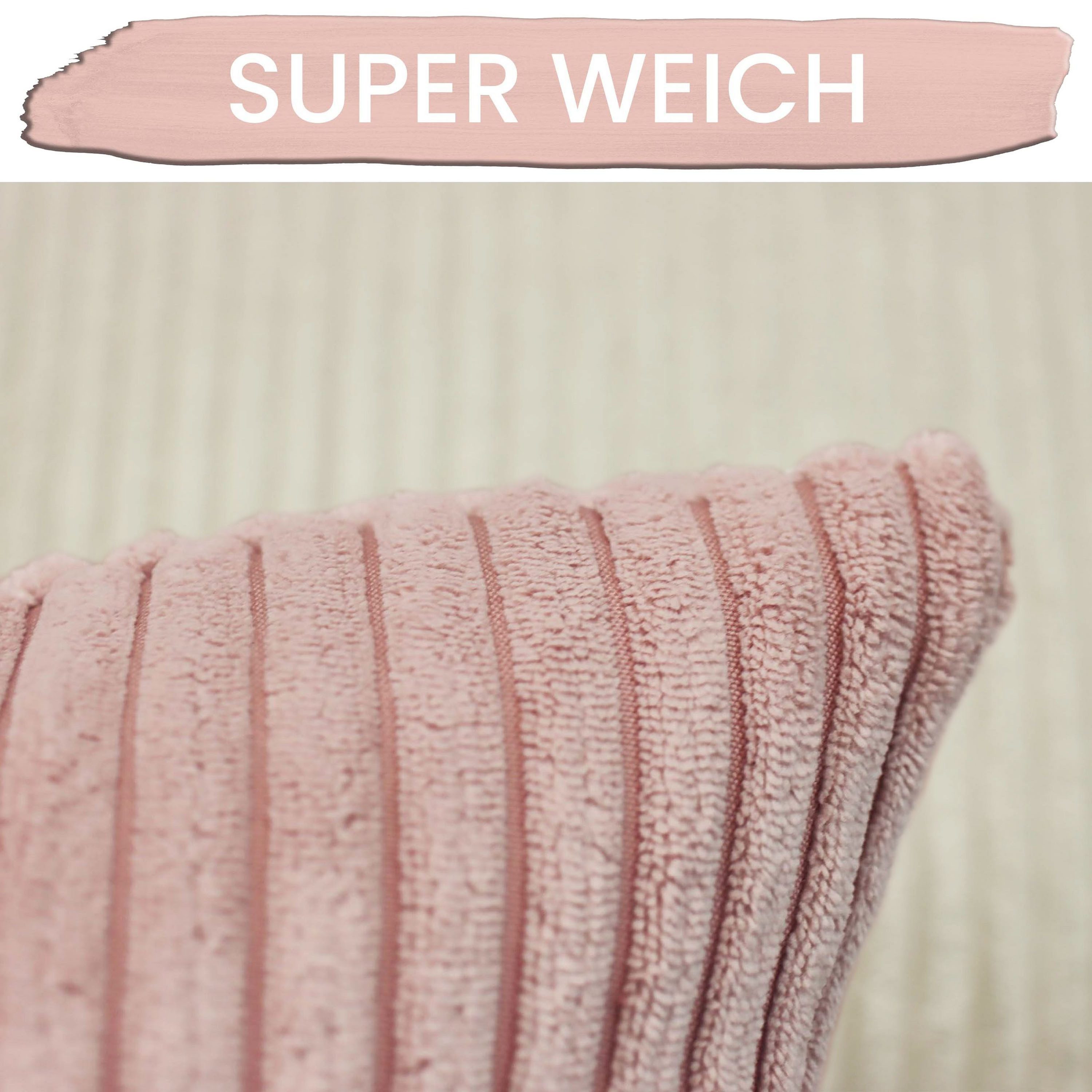 Amilian Kissenhüllen - 4er Set Kissenbezug - Zierkissenbezüge - Kissenbezüge, (4 Stück), 40x40 cm, Kissenhülle für Sofakissen; Dekokissen; Kissen; Zierkissen