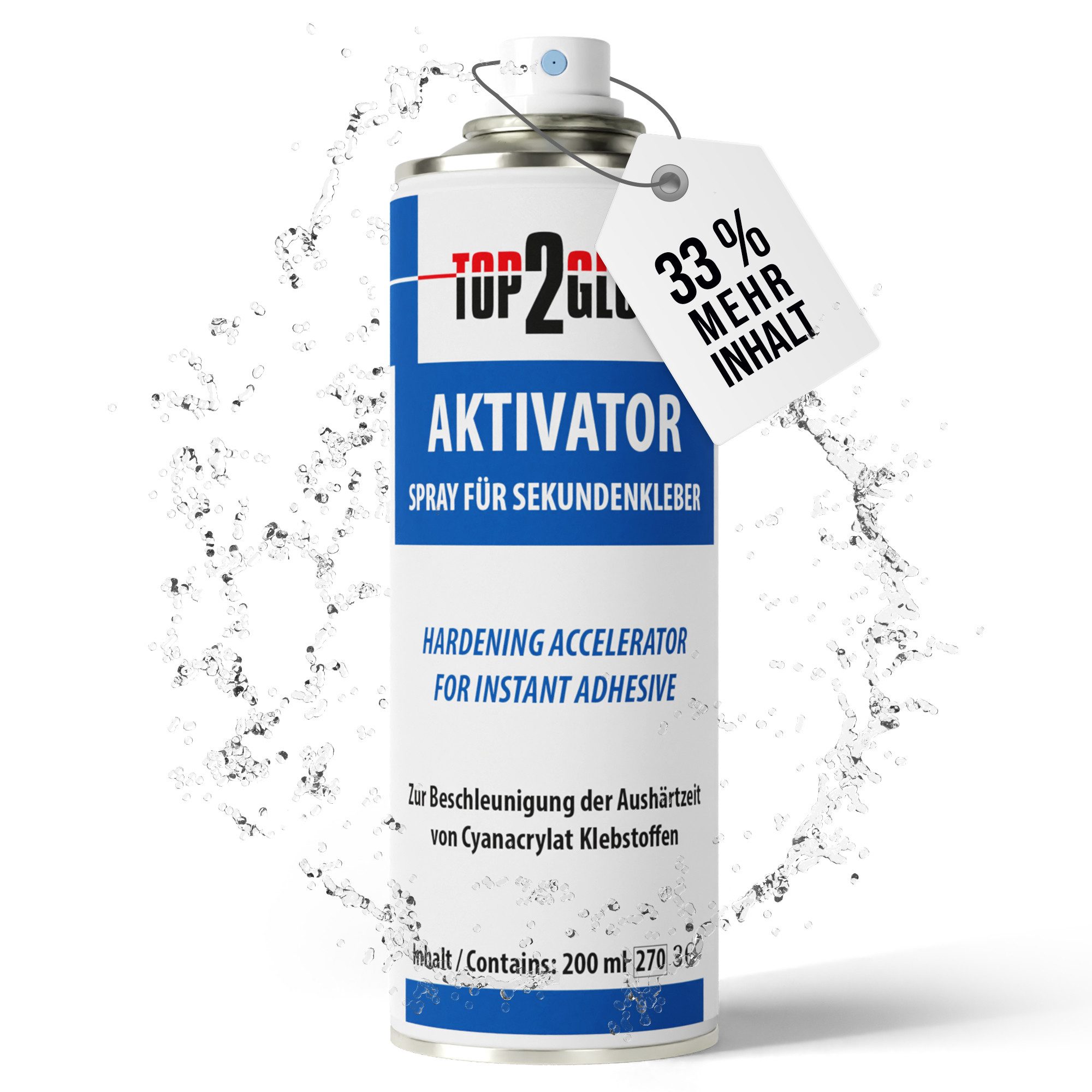 Top2Glue Sekundenkleber Aktivator Spray Primer + Aushärtebeschleuniger 200m günstig online kaufen