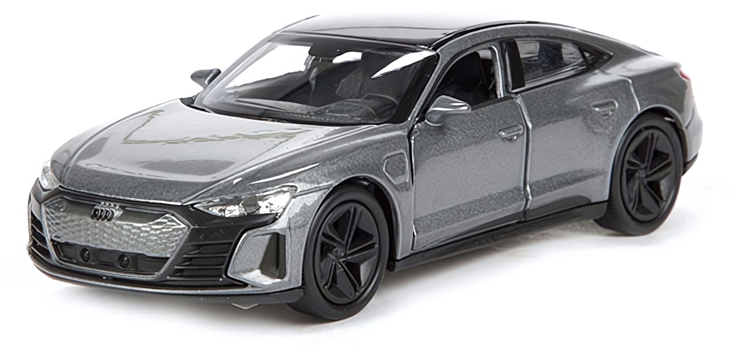 Modellauto AUDI RS E-tron GT Modellauto 12cm Metall Modell 82 (Grau-Metallic)
