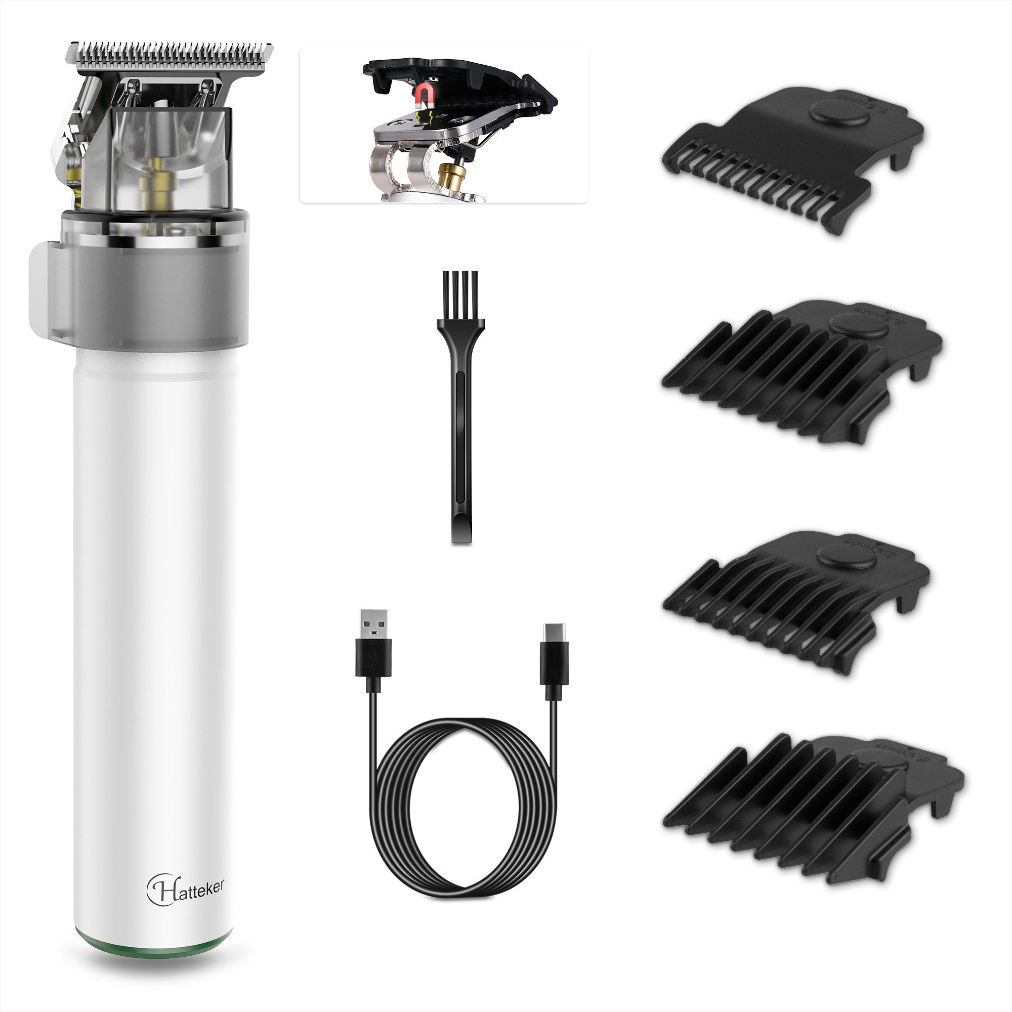 Scttomon Haarschneider SK-113, Bartschneider,Wasserdichter (Silber). Reduzierter Preis € 25,99. Unverbindliche Preisempfehlung € 59,00