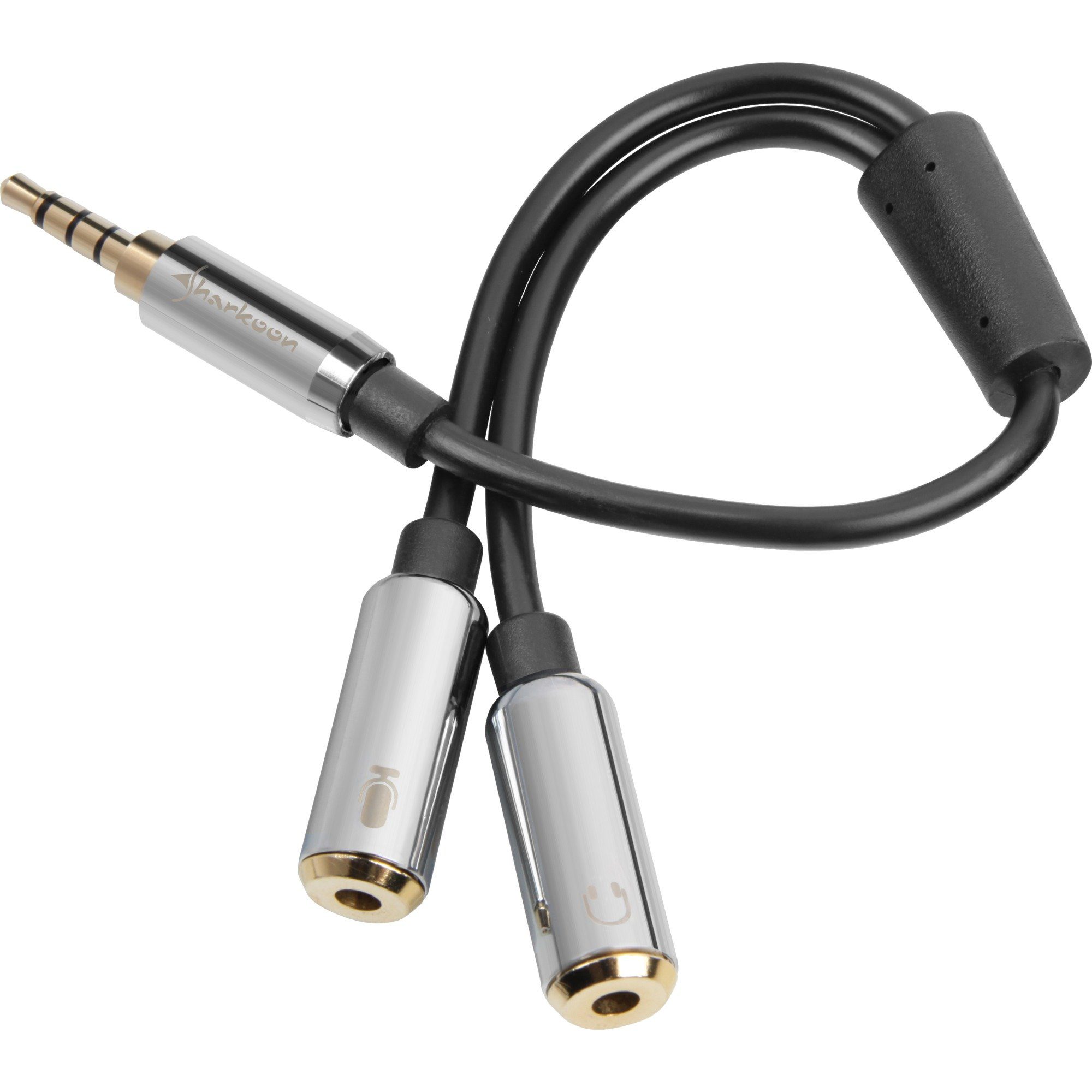 Sharkoon Sharkoon PMP35 Cable, Kabel, (12 cm) Gaming-Headset Zubehör